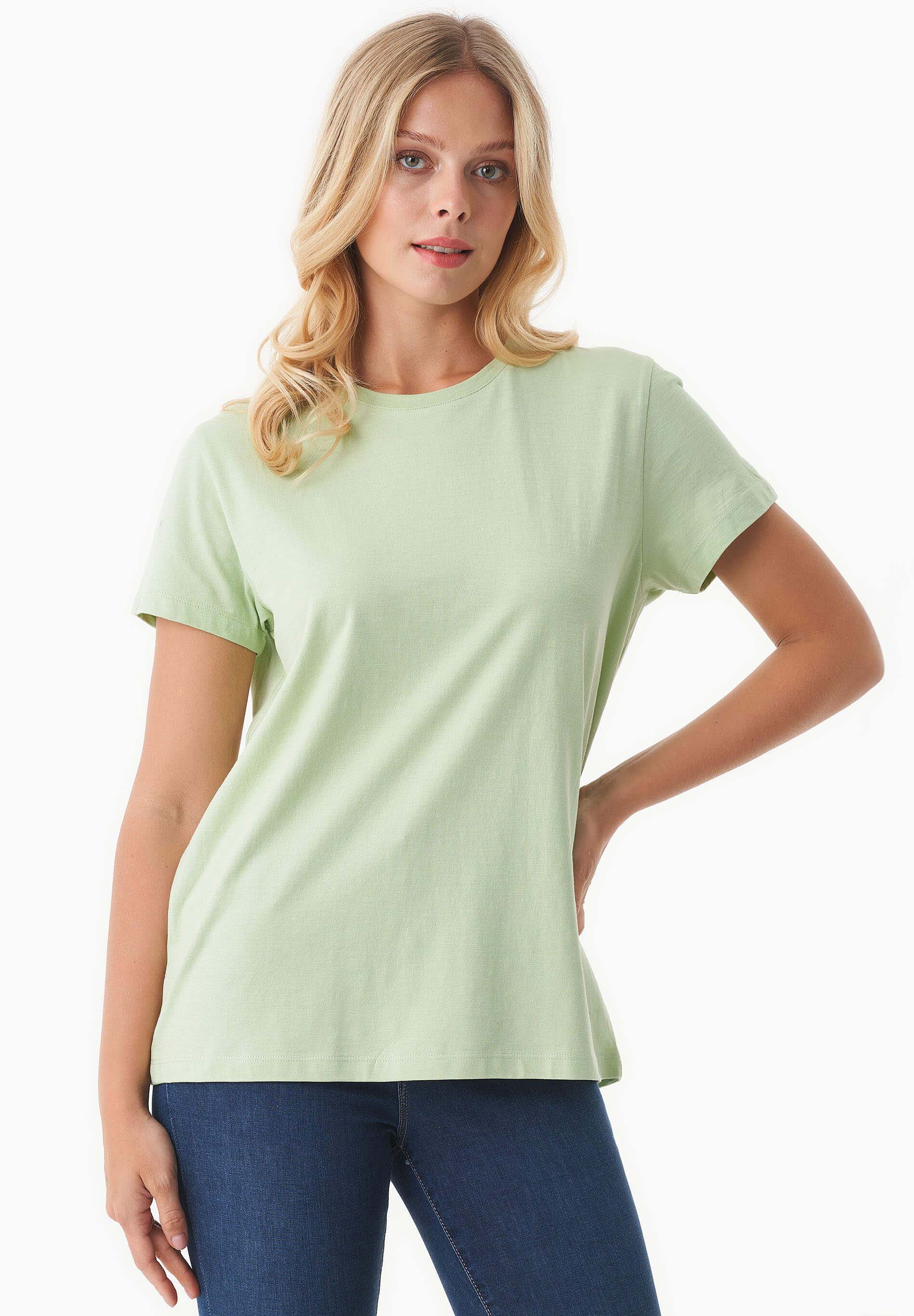 Basic T-Shirt aus Bio-Baumwolle