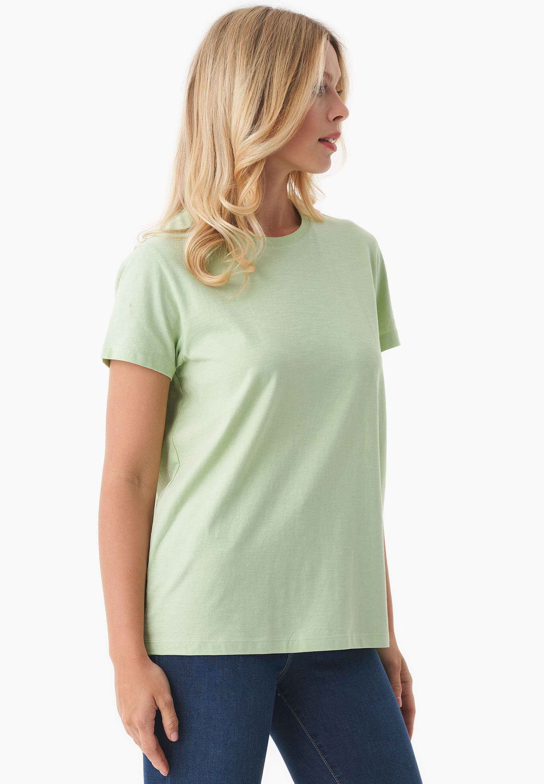 Basic T-Shirt aus Bio-Baumwolle