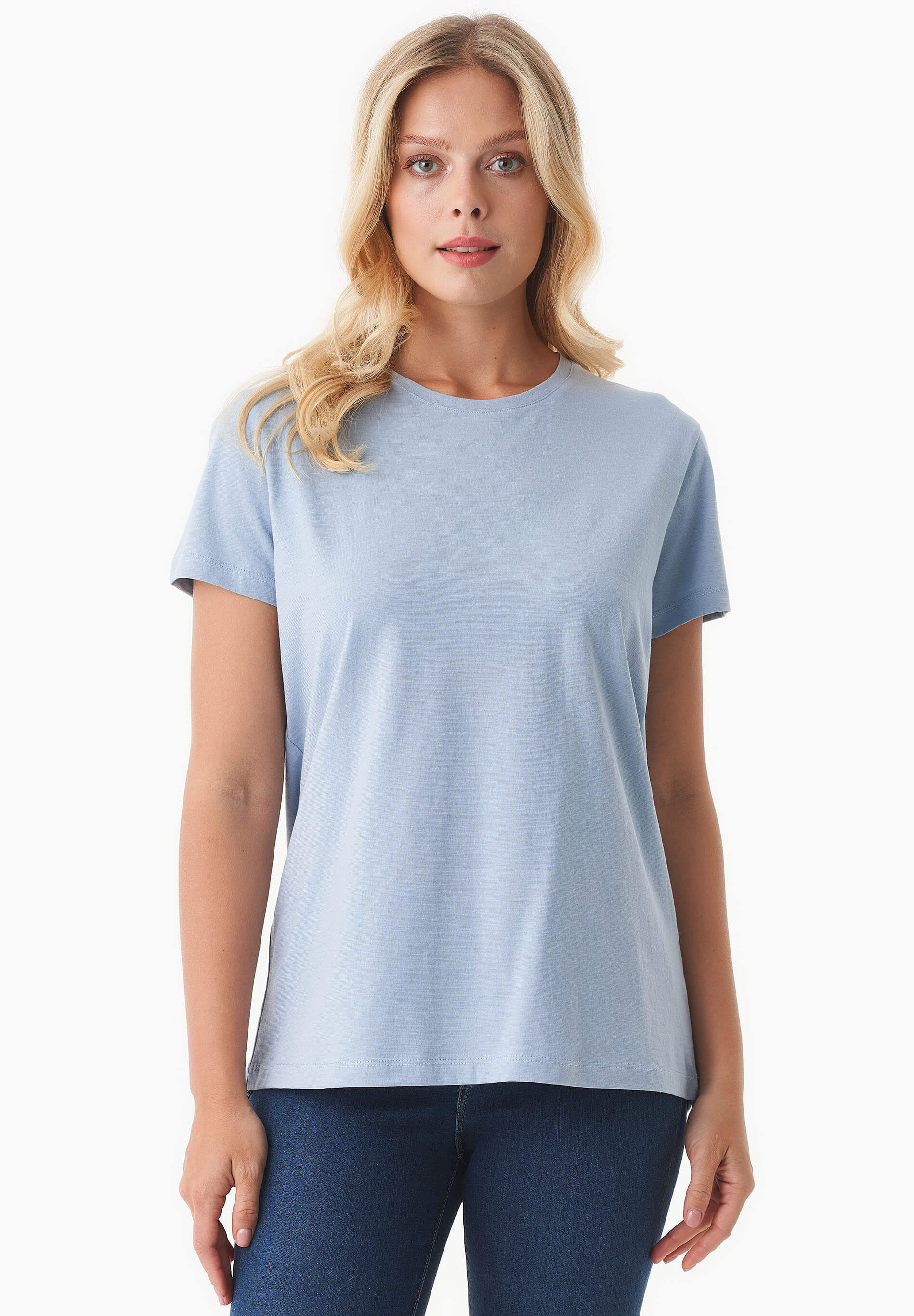 Basic T-Shirt aus Bio-Baumwolle