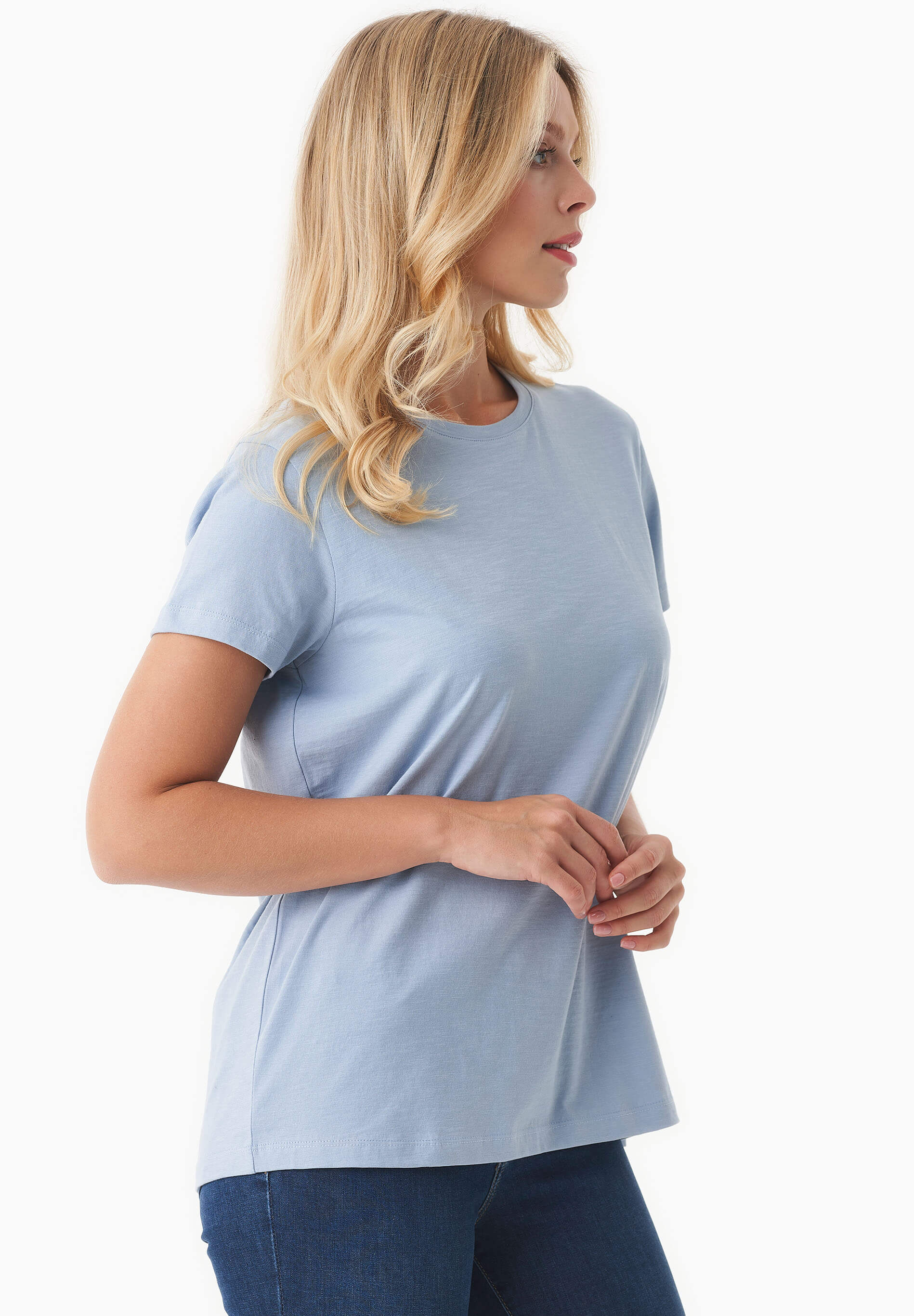 Basic T-Shirt aus Bio-Baumwolle