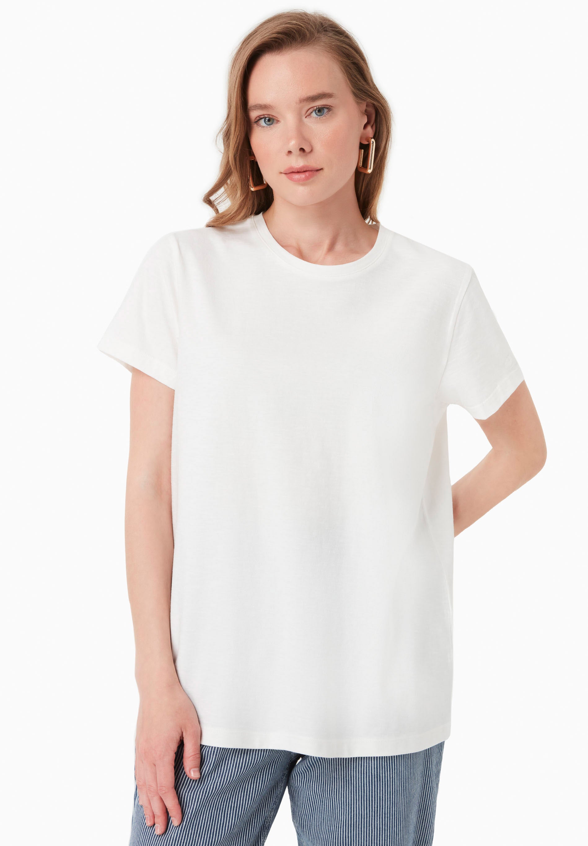 Basic T-Shirt aus Bio-Baumwolle