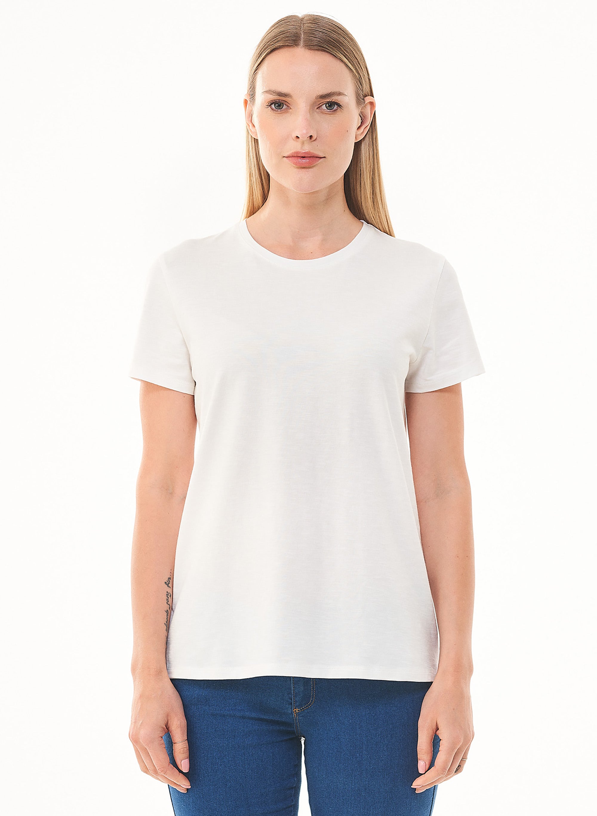 Basic T-Shirt aus Bio-Baumwolle