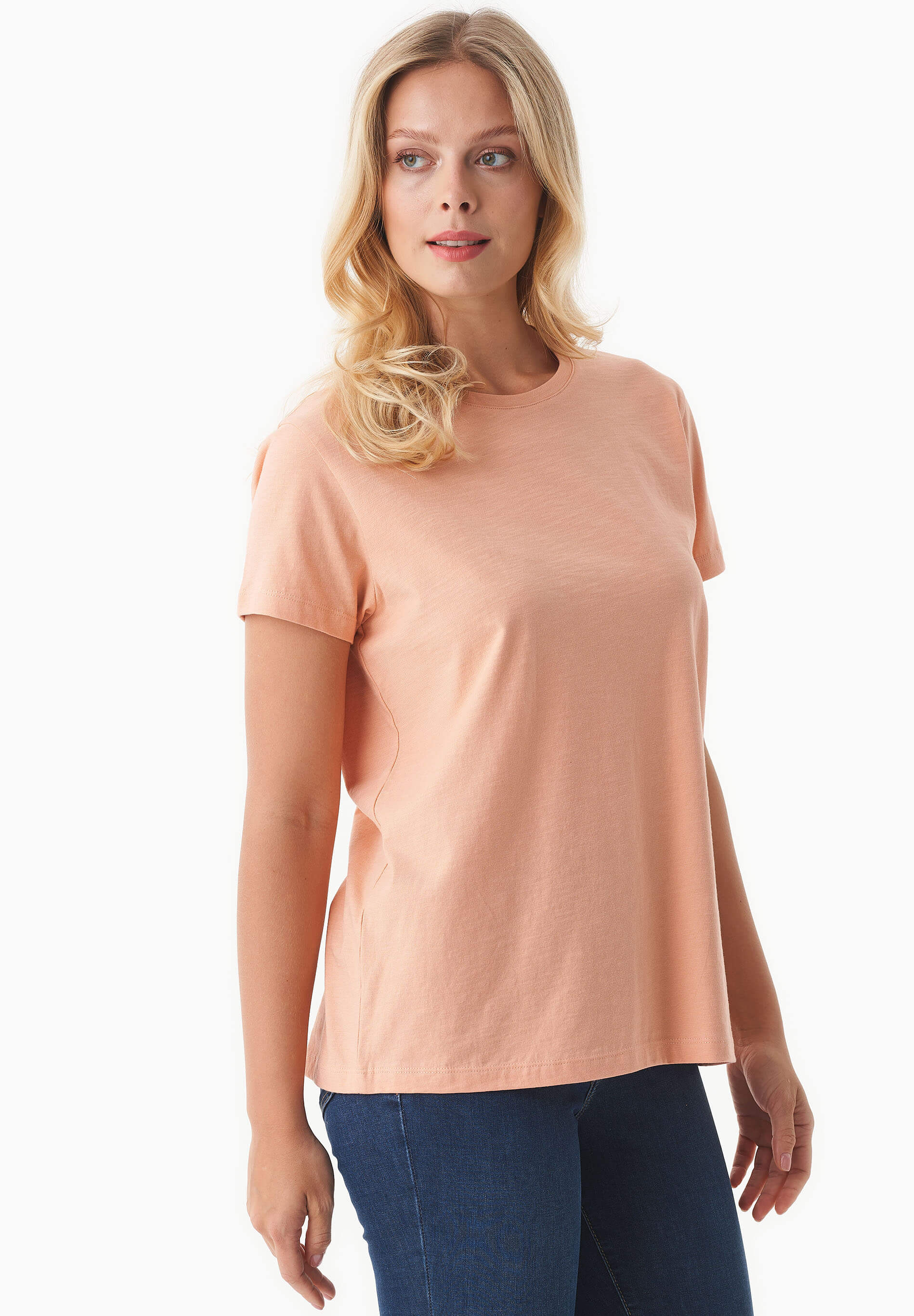 Basic T-Shirt aus Bio-Baumwolle