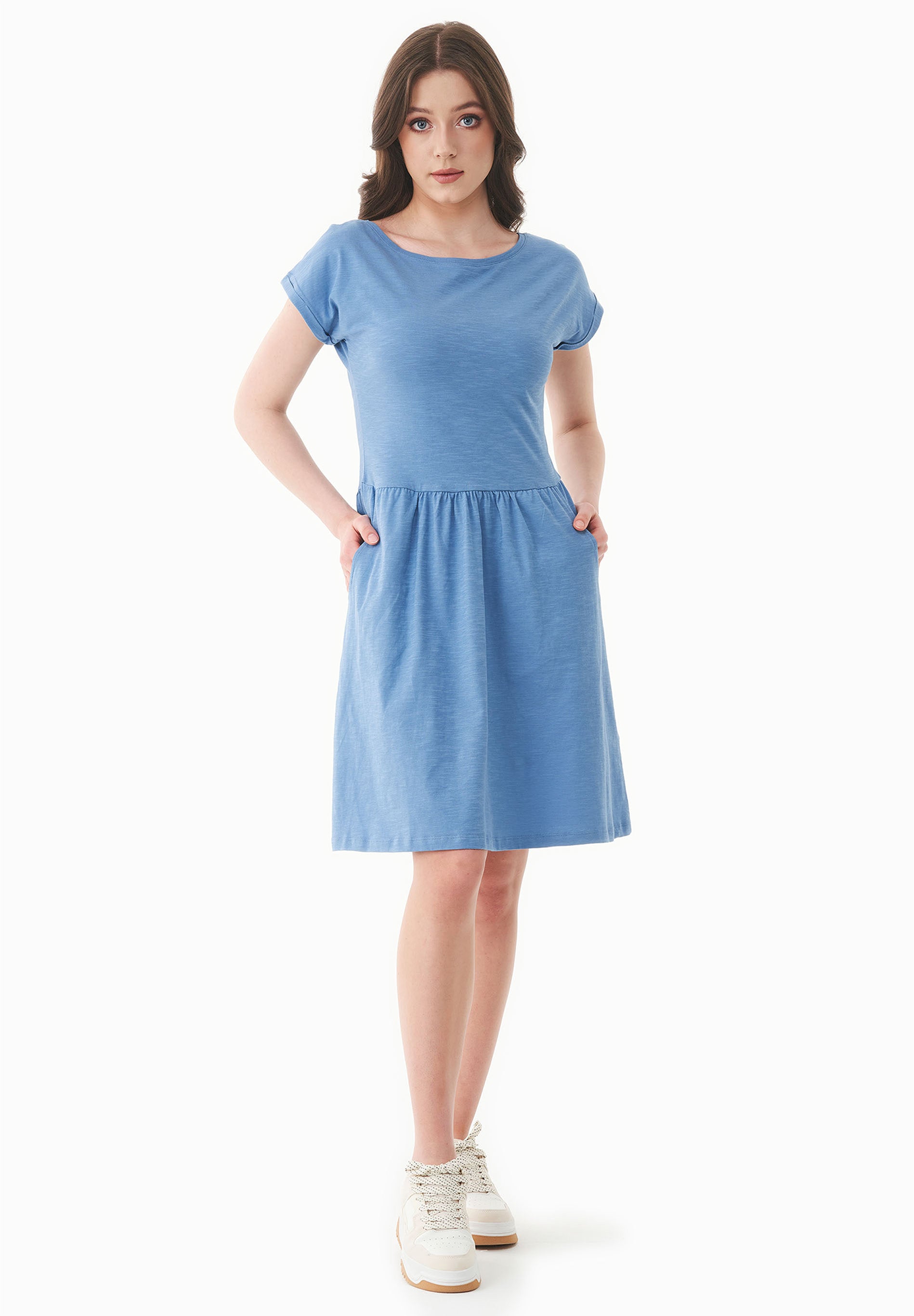 Slub-Jersey-Kleid aus Bio-Baumwolle