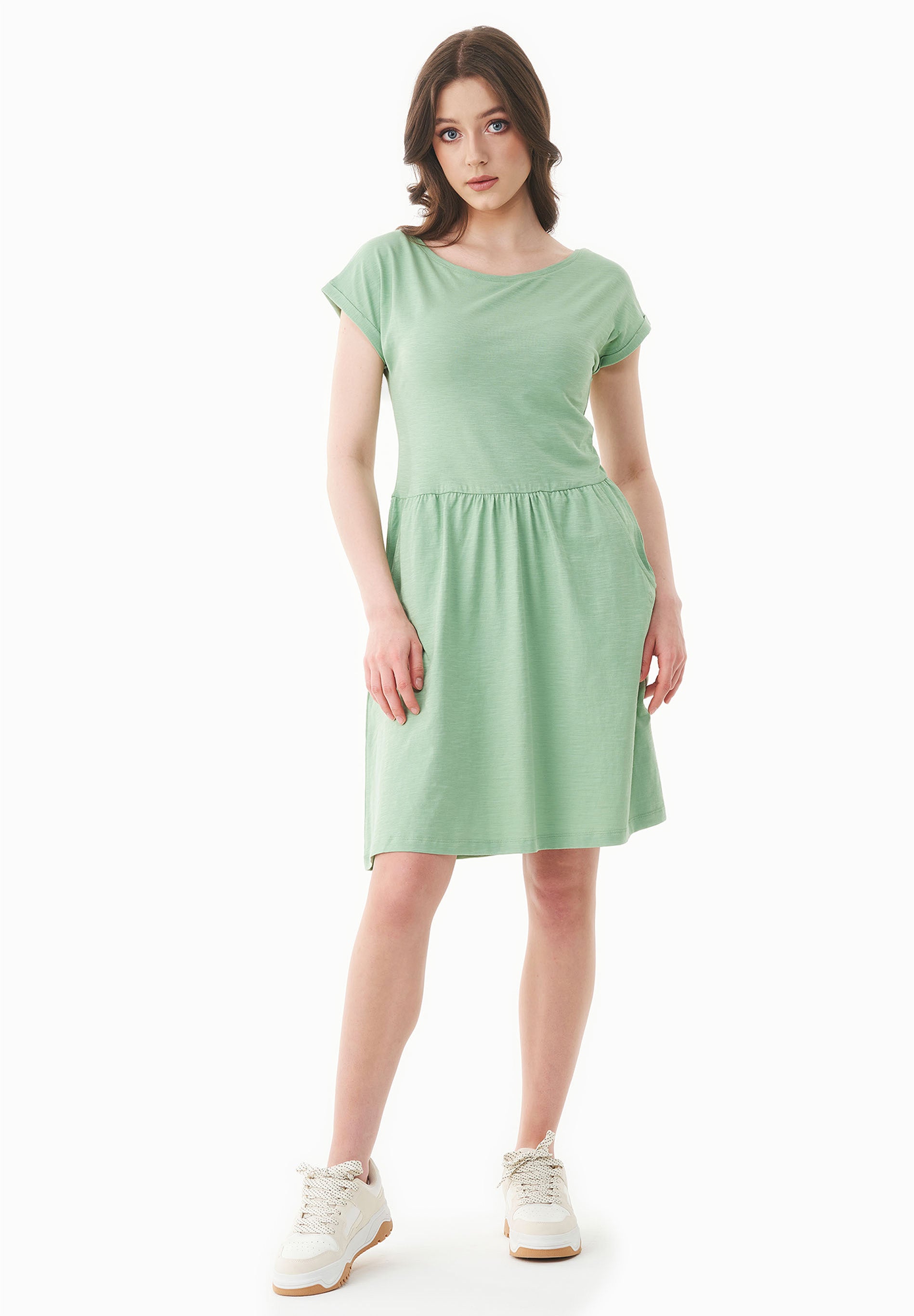 Slub-Jersey-Kleid aus Bio-Baumwolle