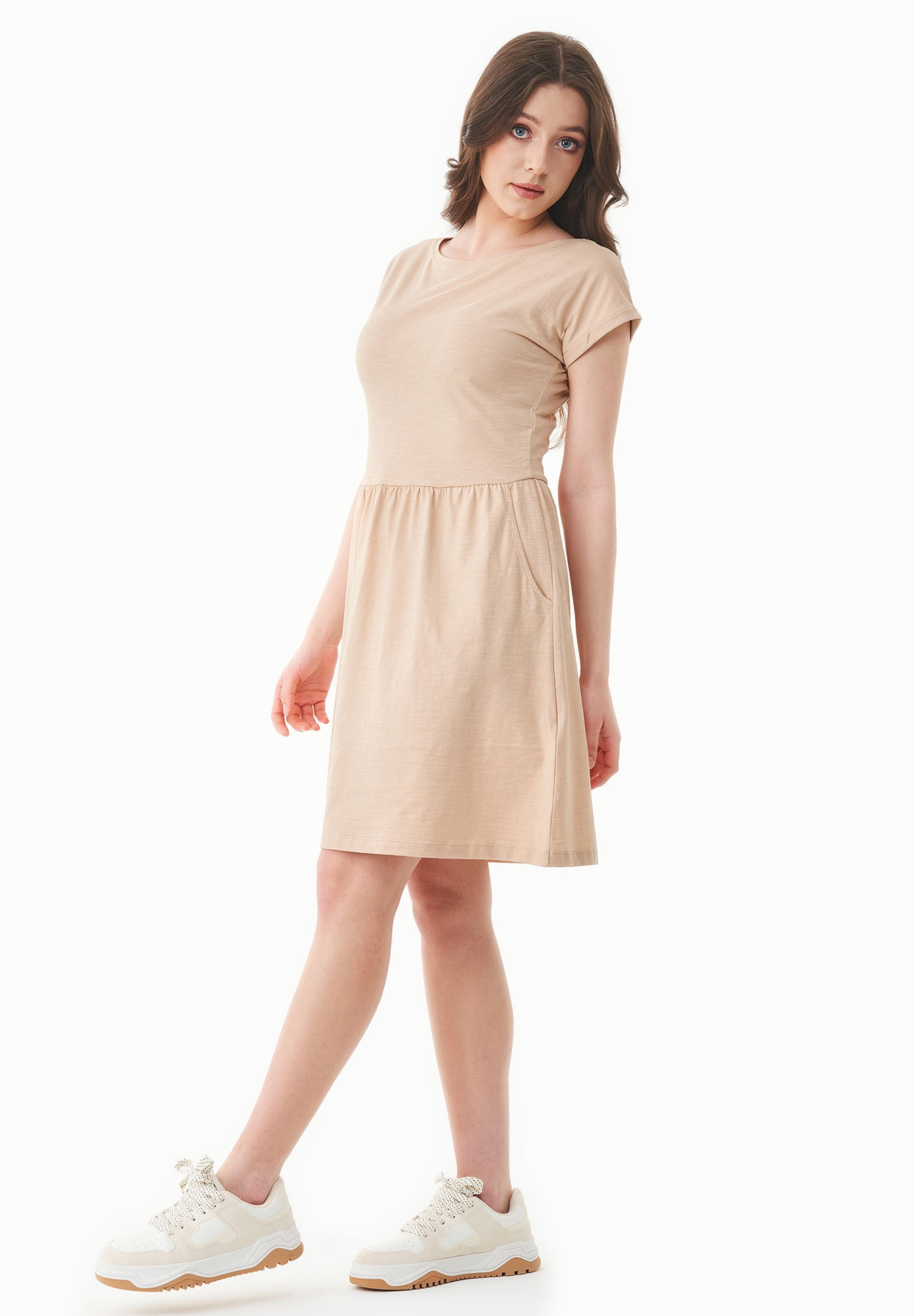 Slub-Jersey-Kleid aus Bio-Baumwolle