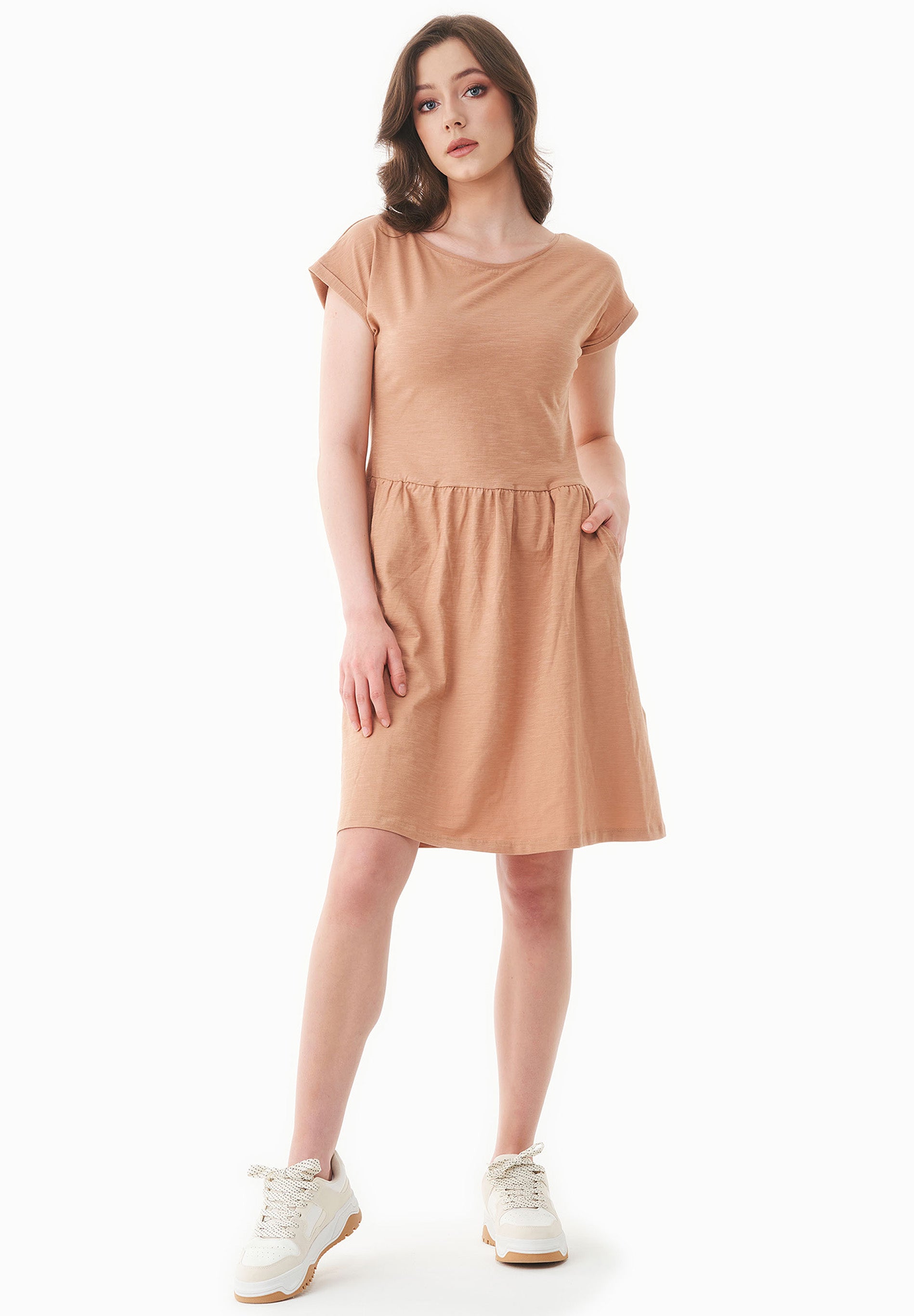 Slub-Jersey-Kleid aus Bio-Baumwolle