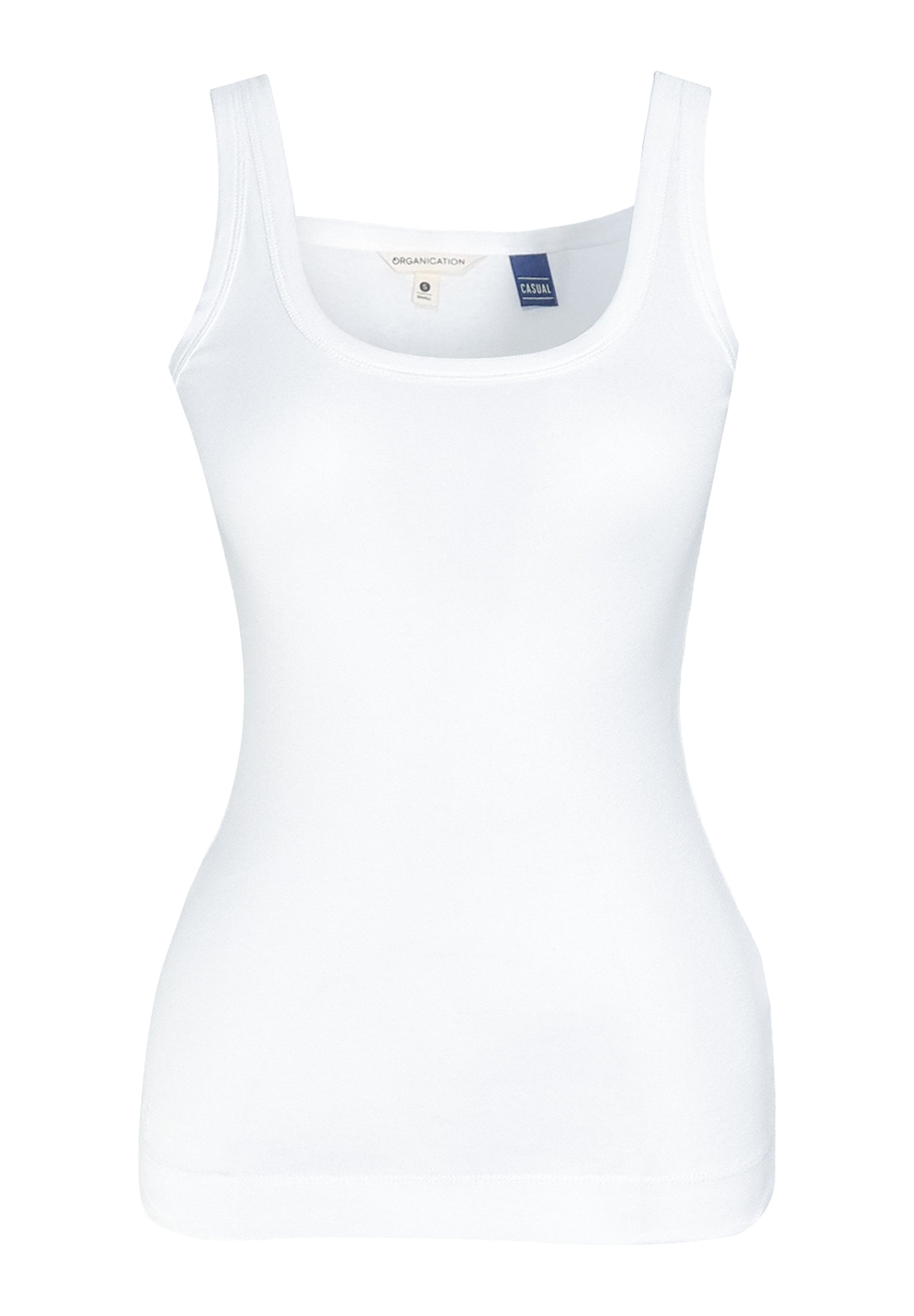 Geripptes Basic Top aus Bio-Baumwolle
