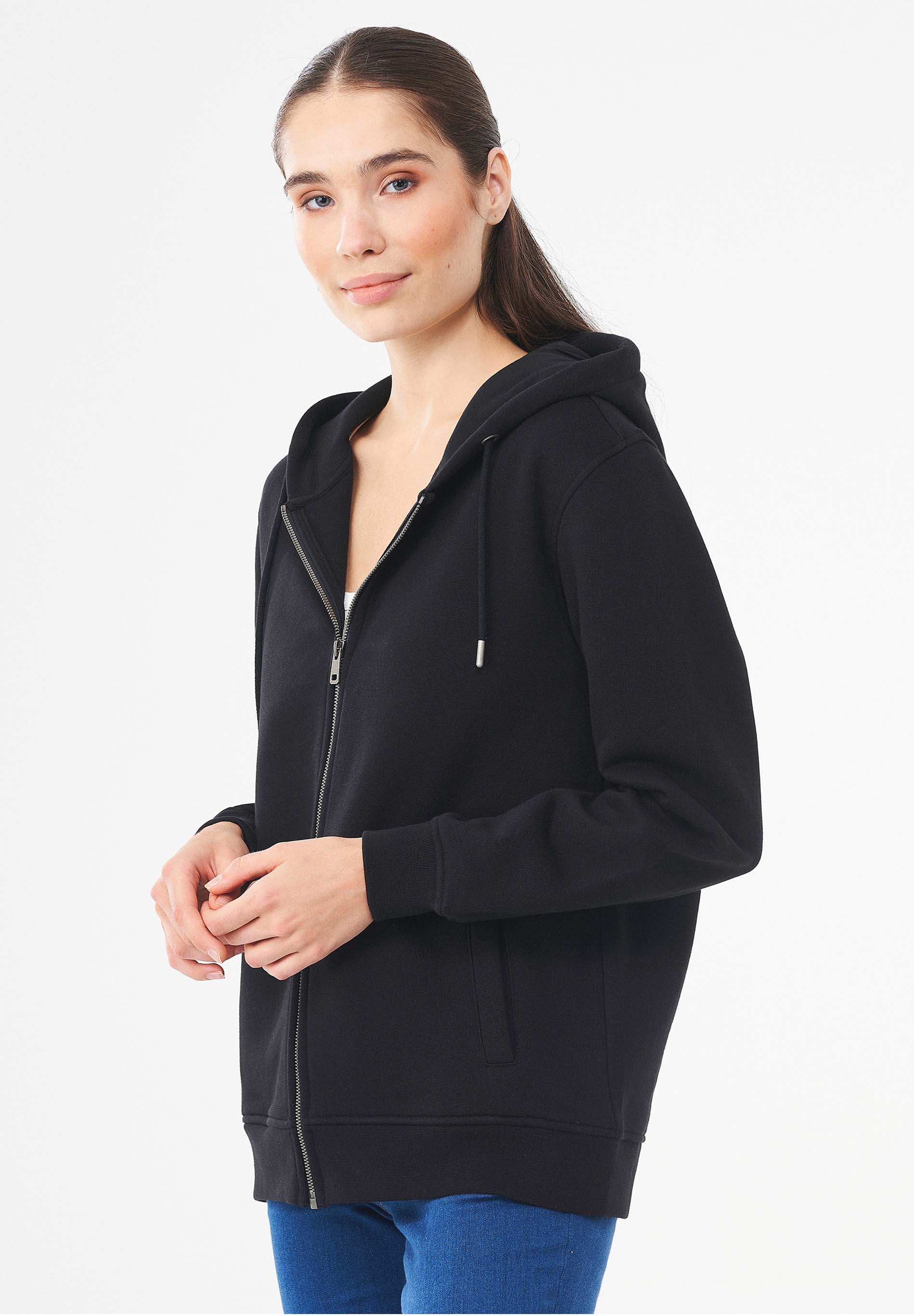 Sweatjacke aus Bio-Baumwolle