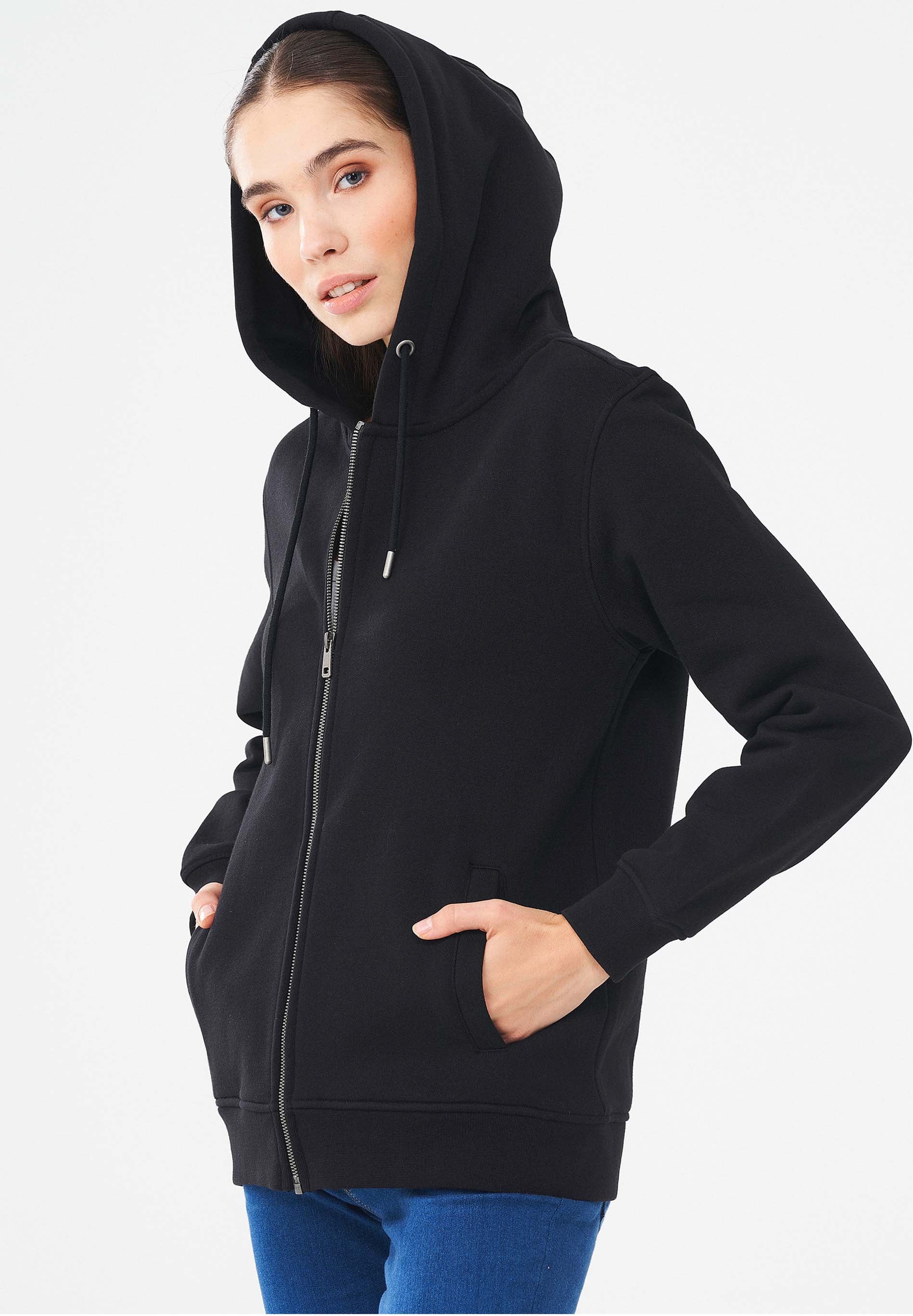 Sweatjacke aus Bio-Baumwolle