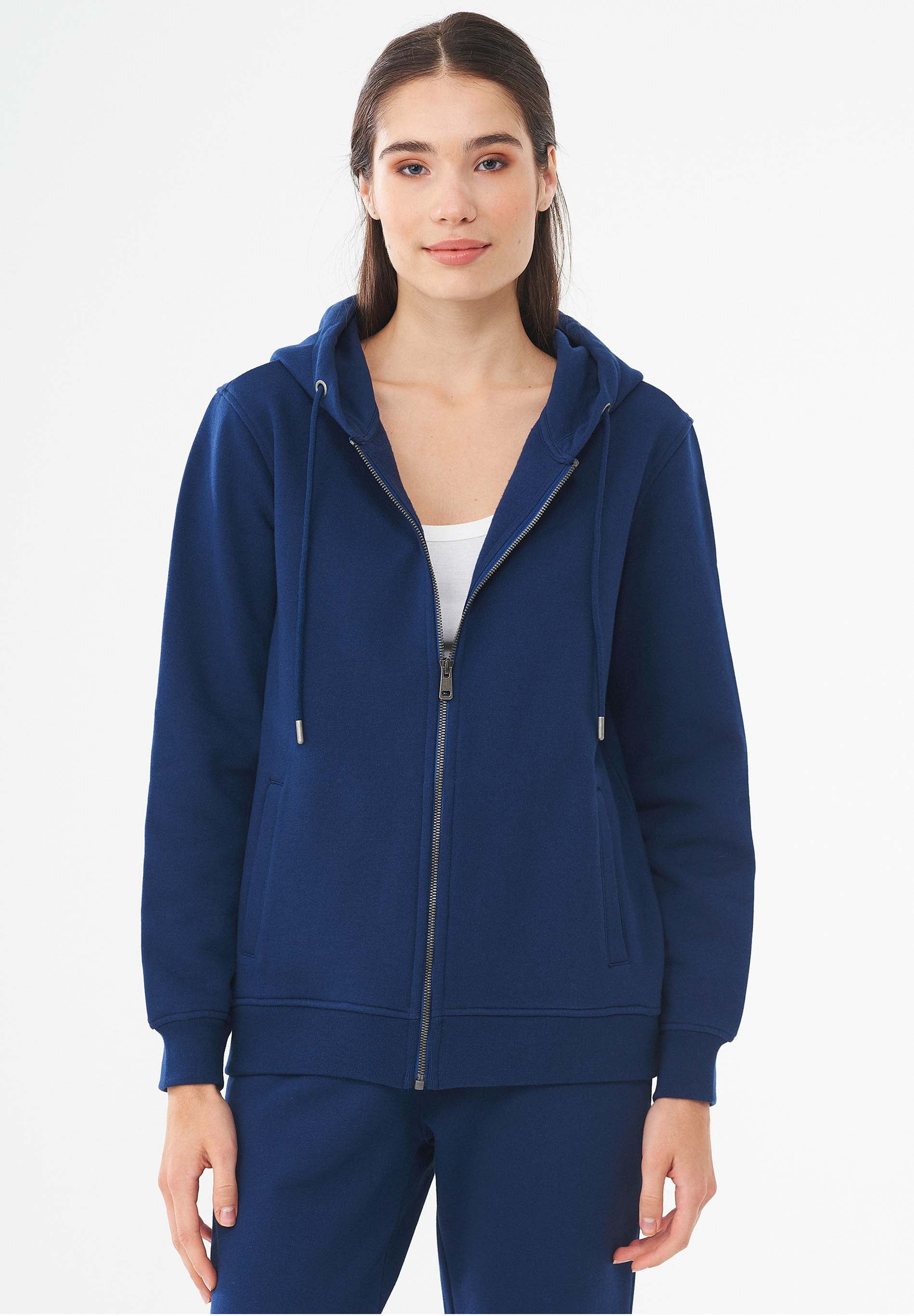 Sweatjacke aus Bio-Baumwolle