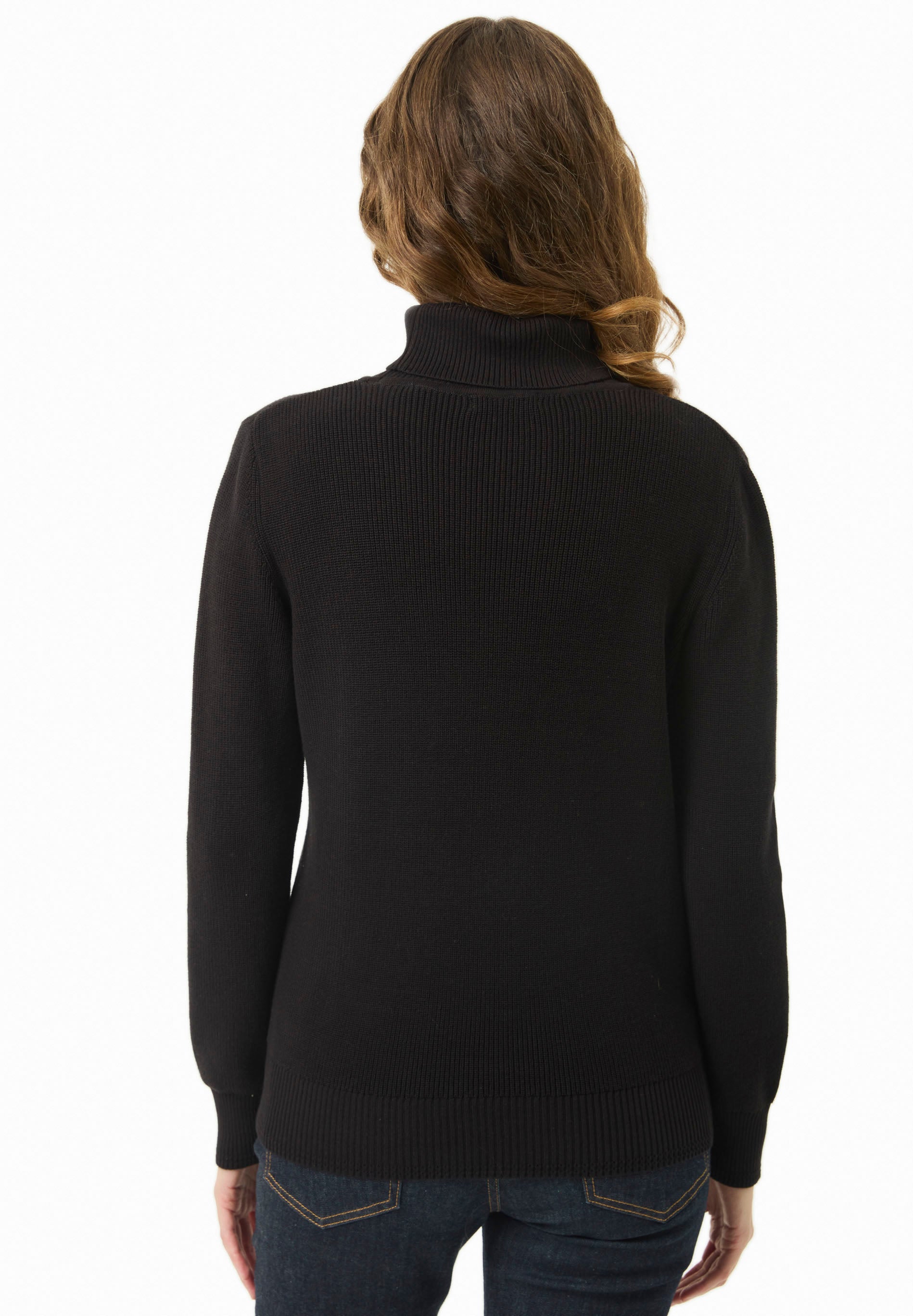Rollkragenpullover aus Bio-Baumwolle