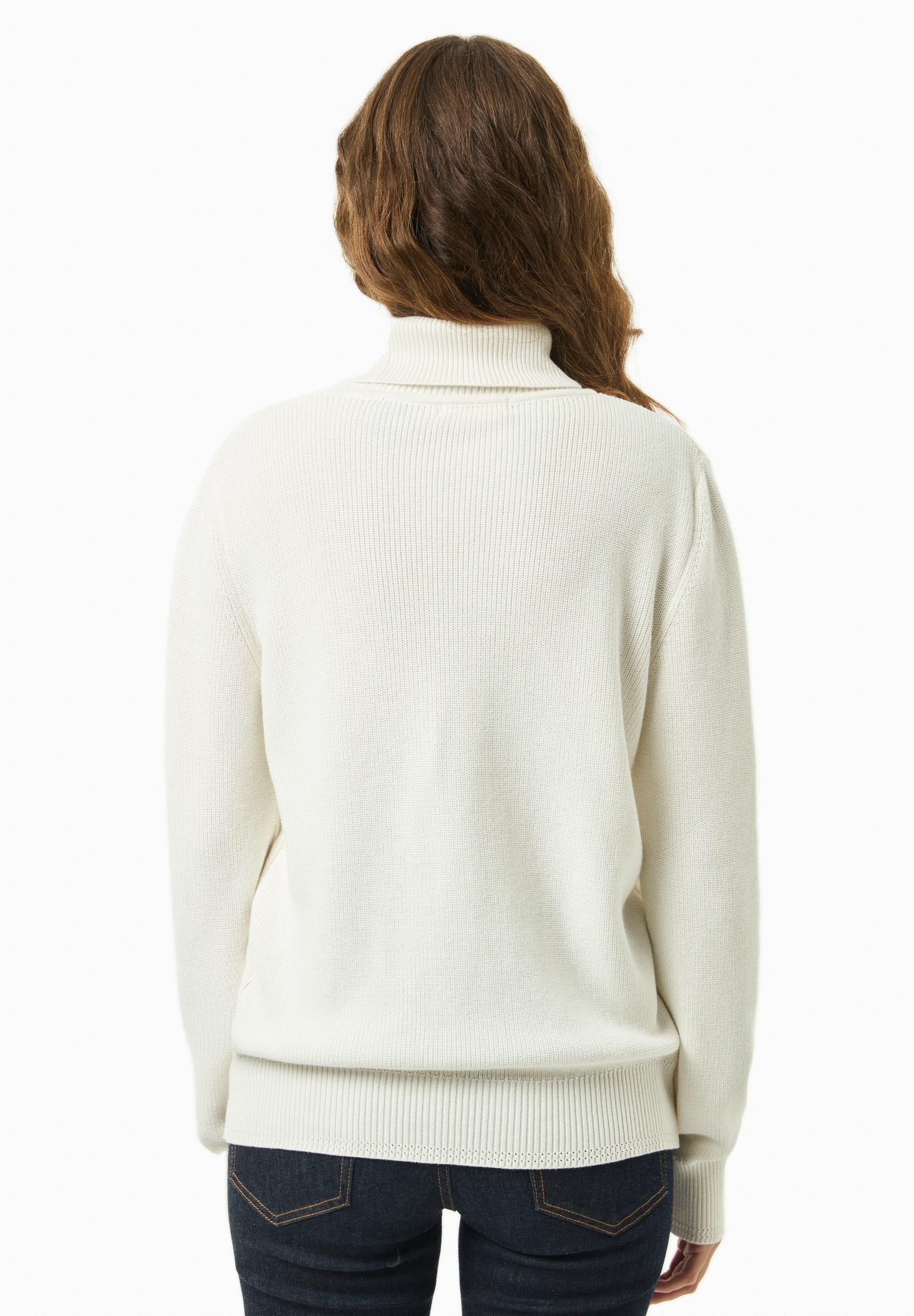 Rollkragenpullover aus Bio-Baumwolle