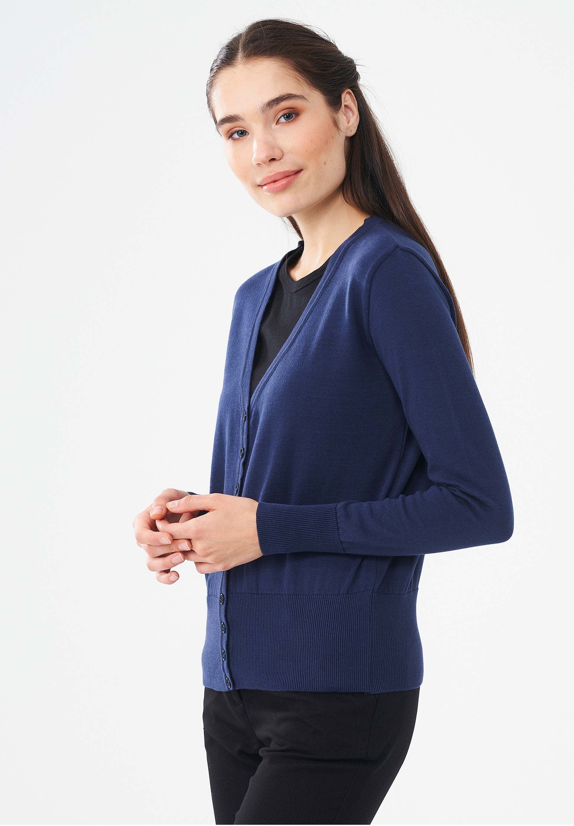 Cardigan aus Bio-Baumwolle