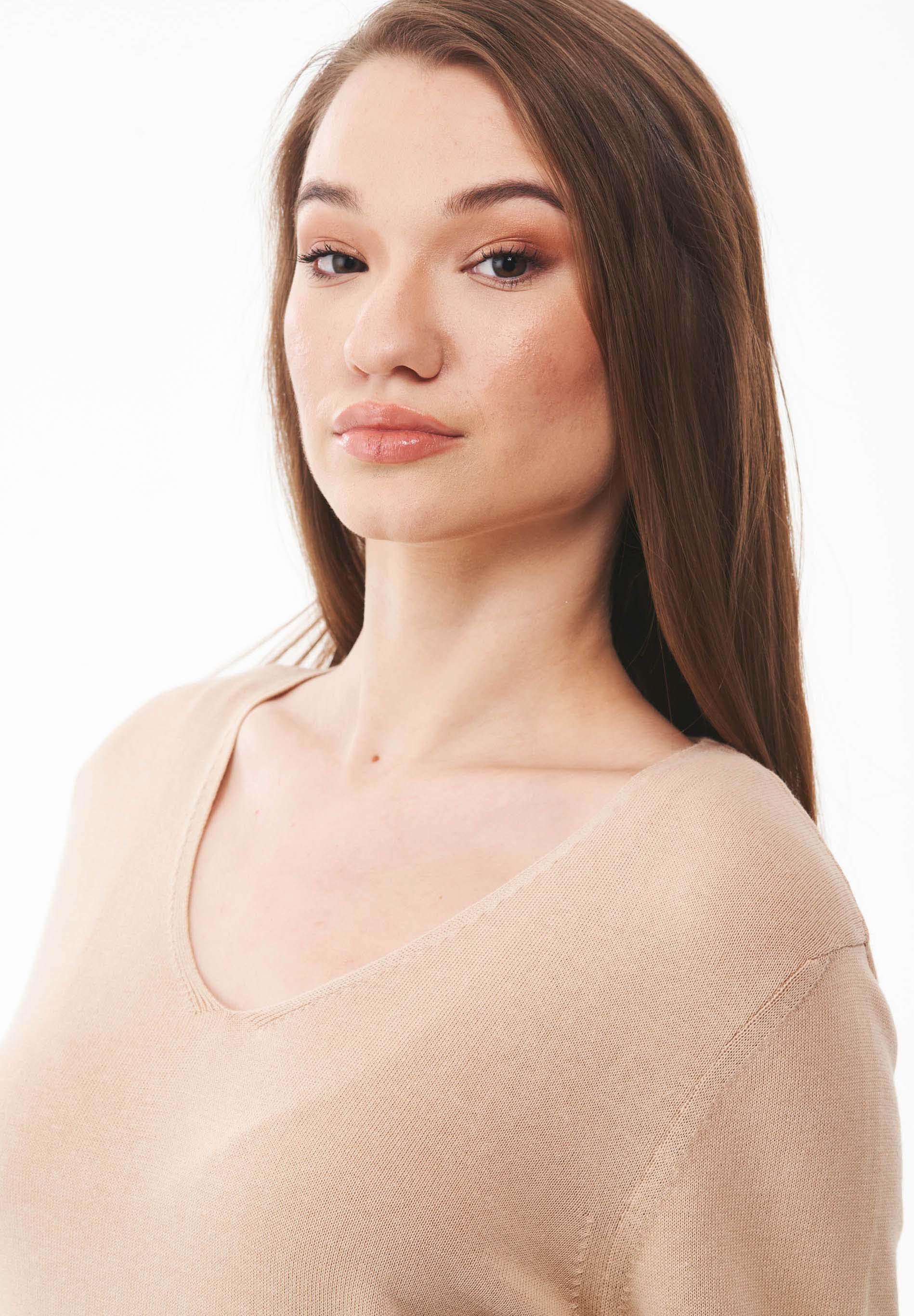 Strickpullover aus Bio-Baumwolle