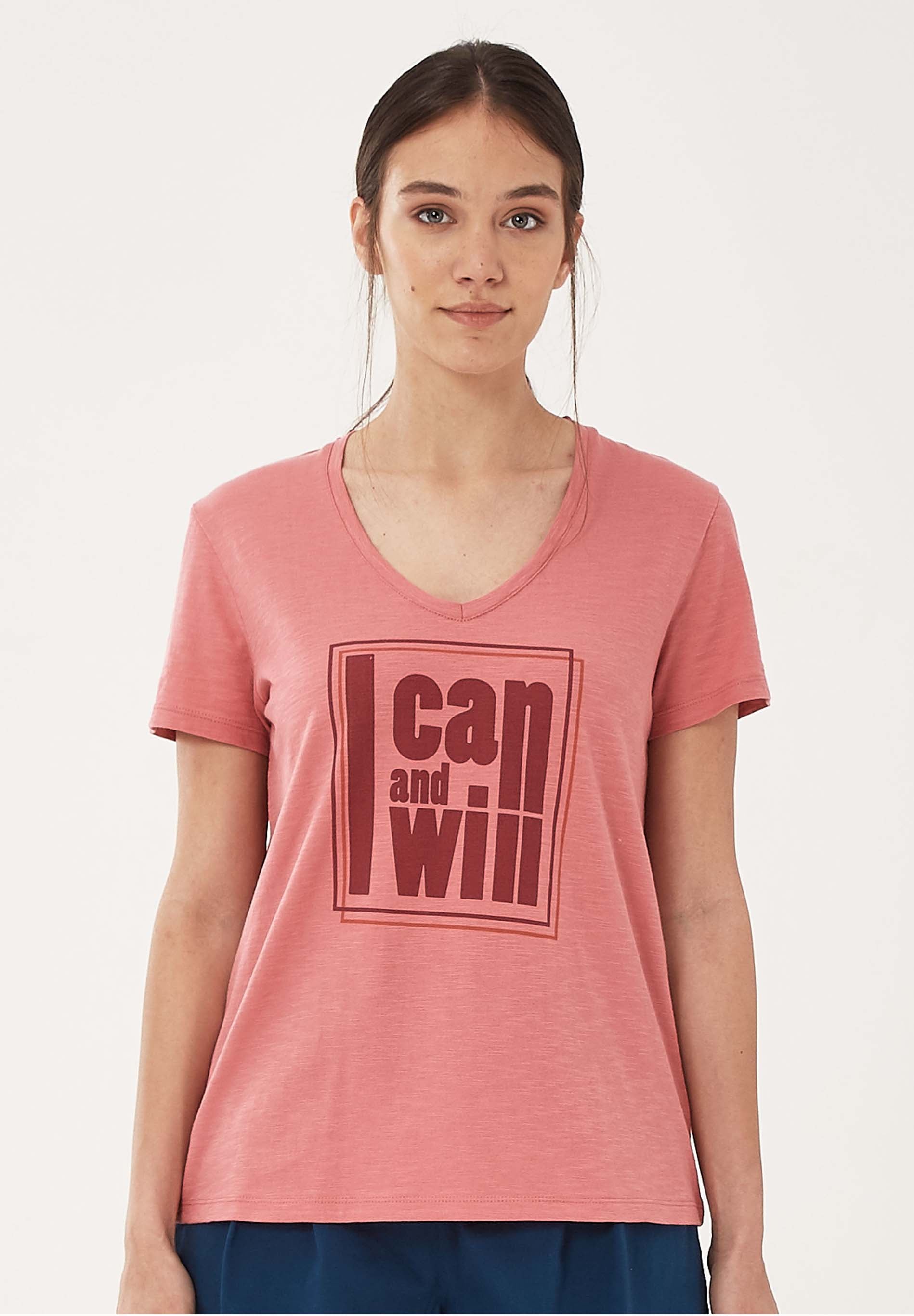 T-Shirt aus Bio-Baumwolle mit Print