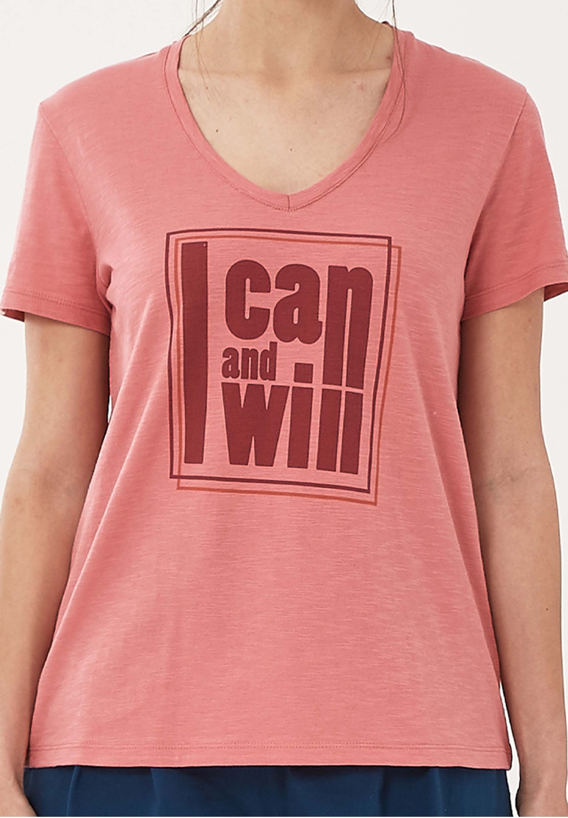 T-Shirt aus Bio-Baumwolle mit Print