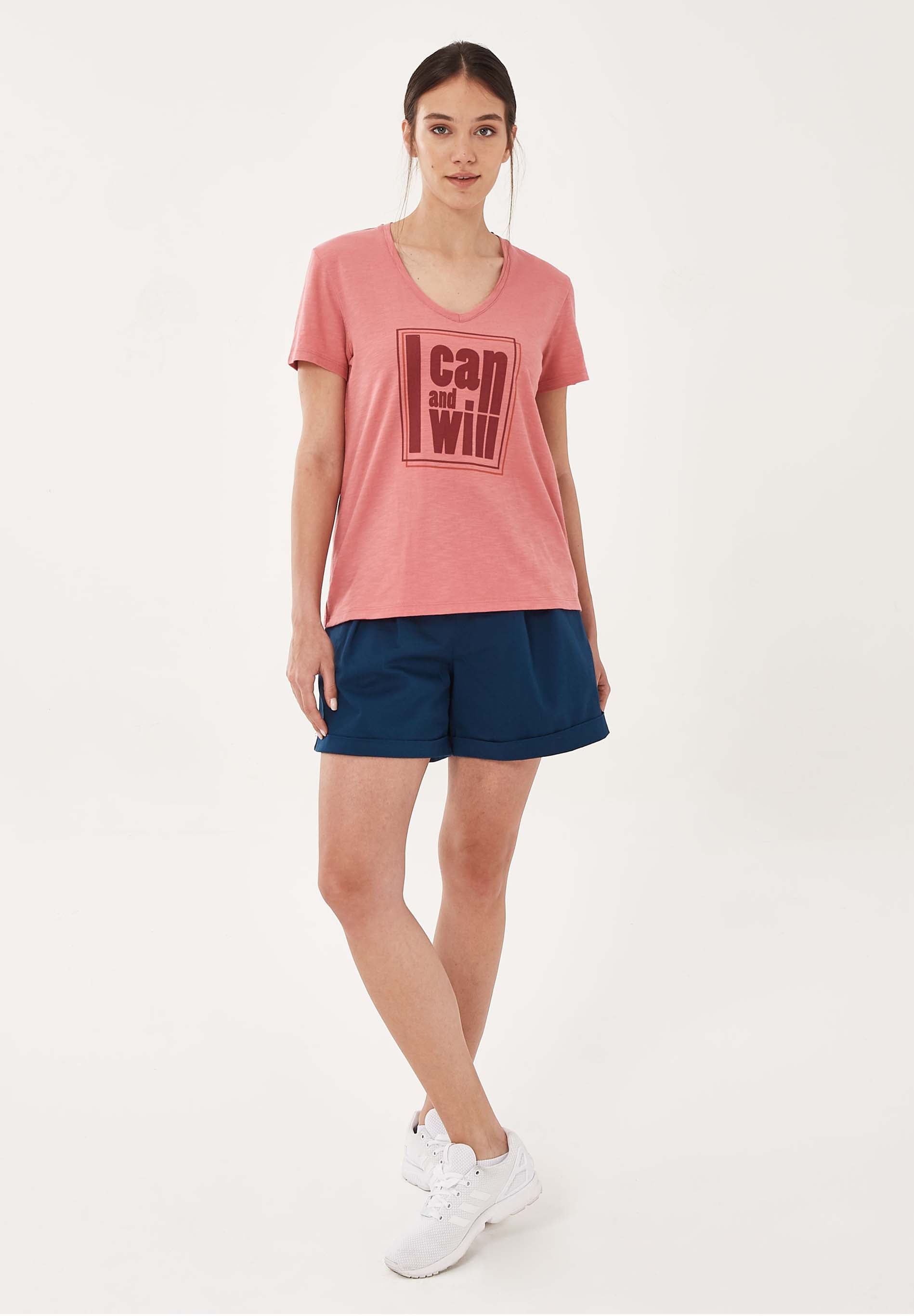 T-Shirt aus Bio-Baumwolle mit Print