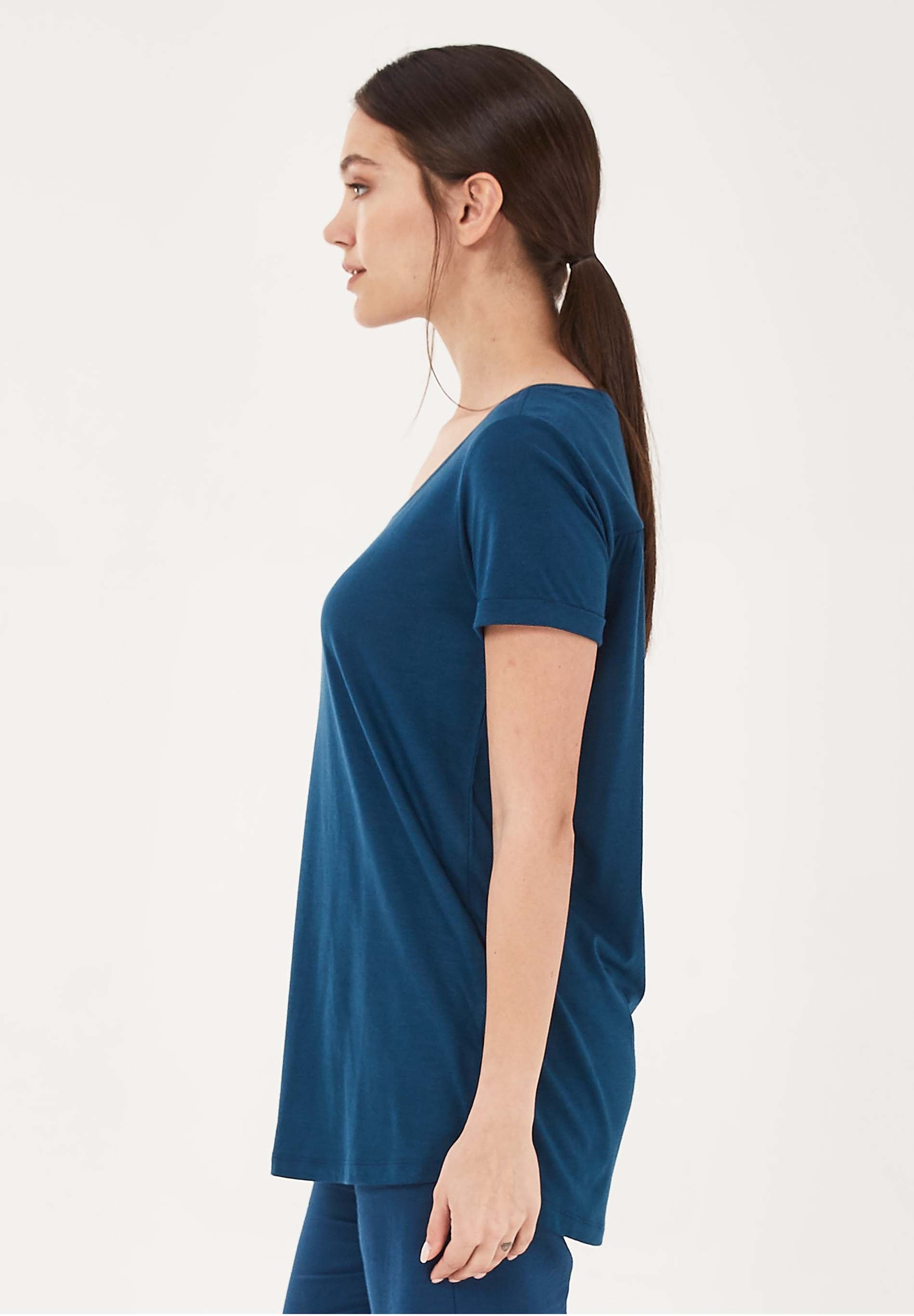 T-Shirt aus TENCEL™ Lyocell- Bio-Baumwolle-Mix