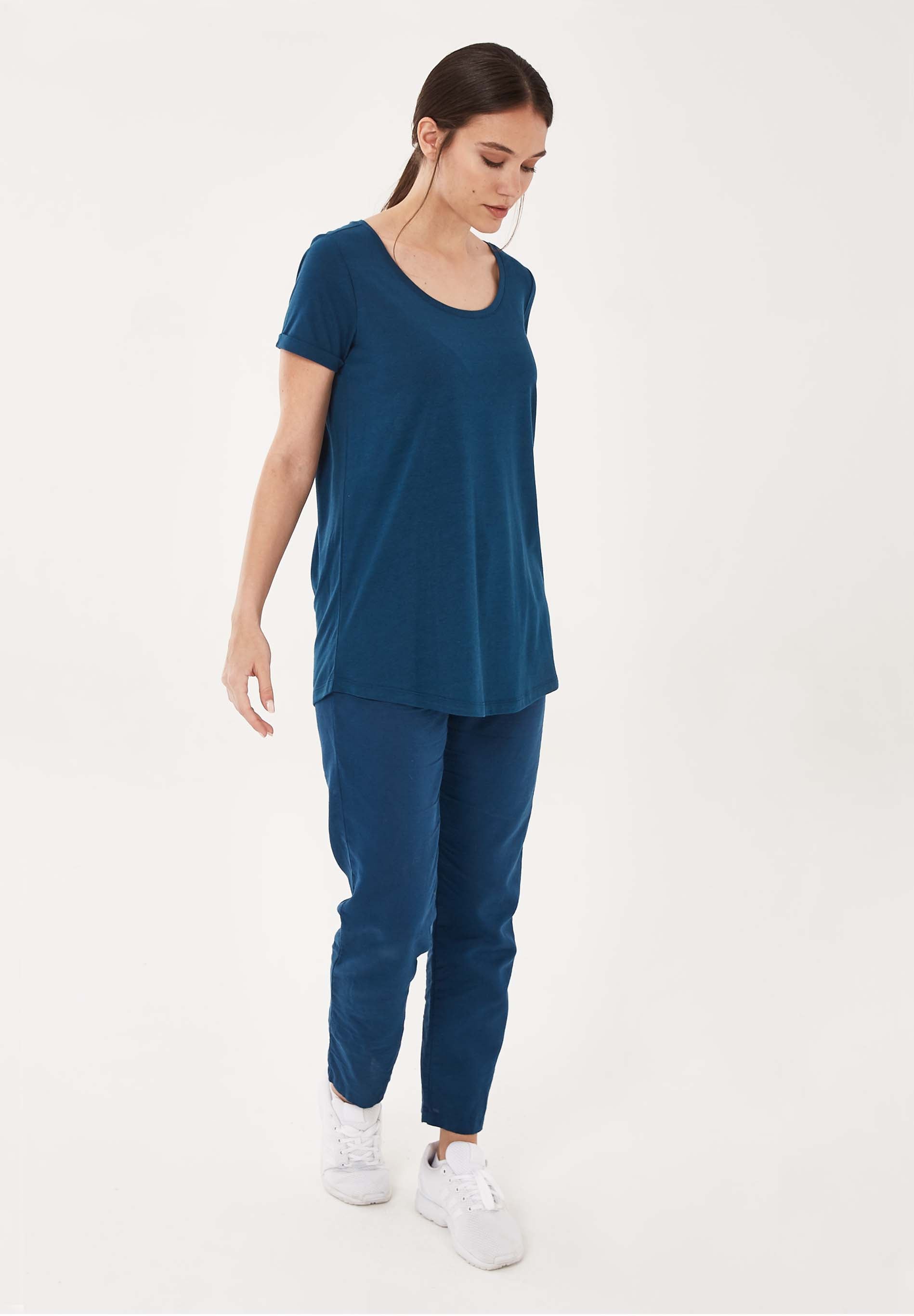 T-Shirt aus TENCEL™ Lyocell- Bio-Baumwolle-Mix