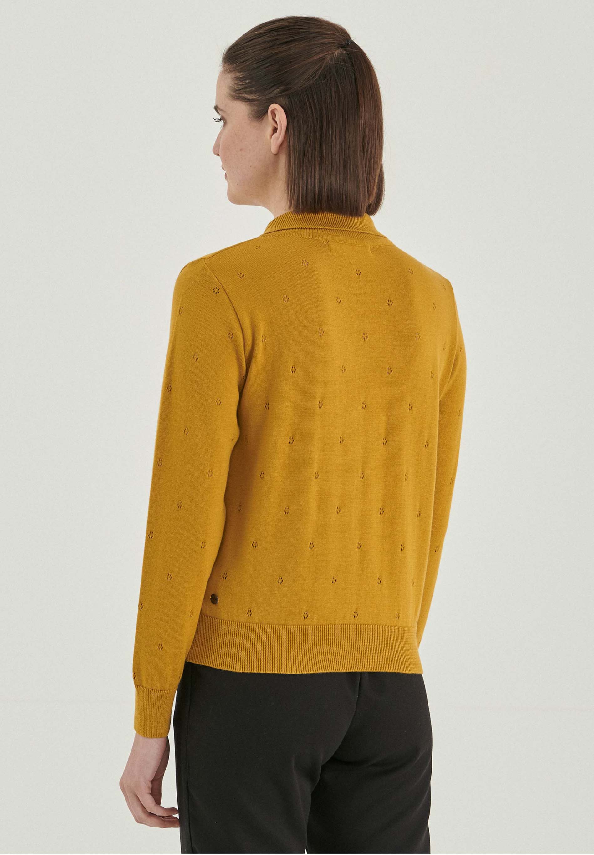 Polokragenpullover aus Bio-Baumwolle