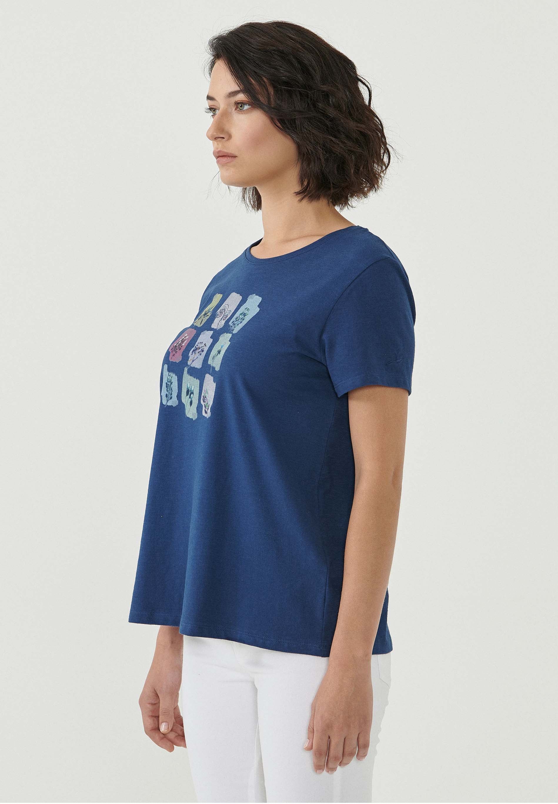 T-Shirt aus Bio-Baumwolle mit Print