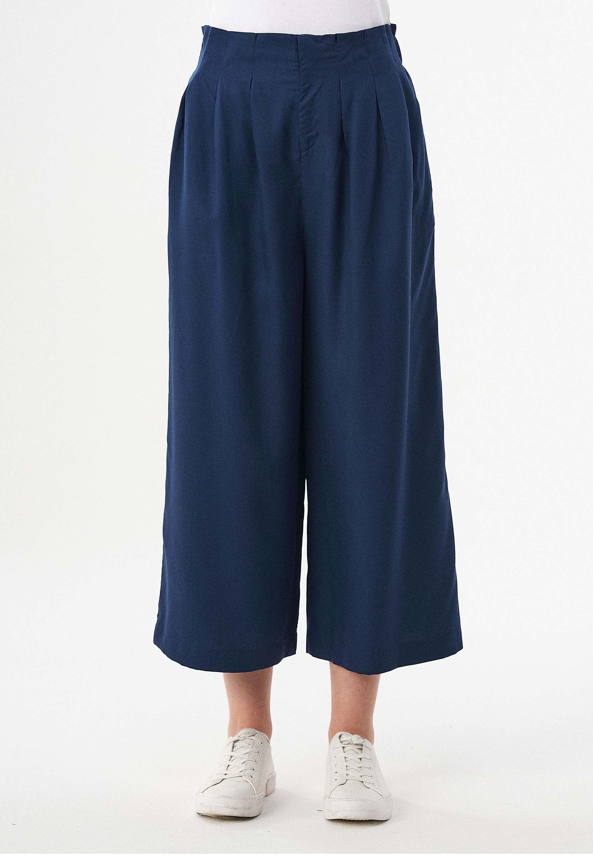 Paperbag-Culotte aus TENCEL™ Lyocell