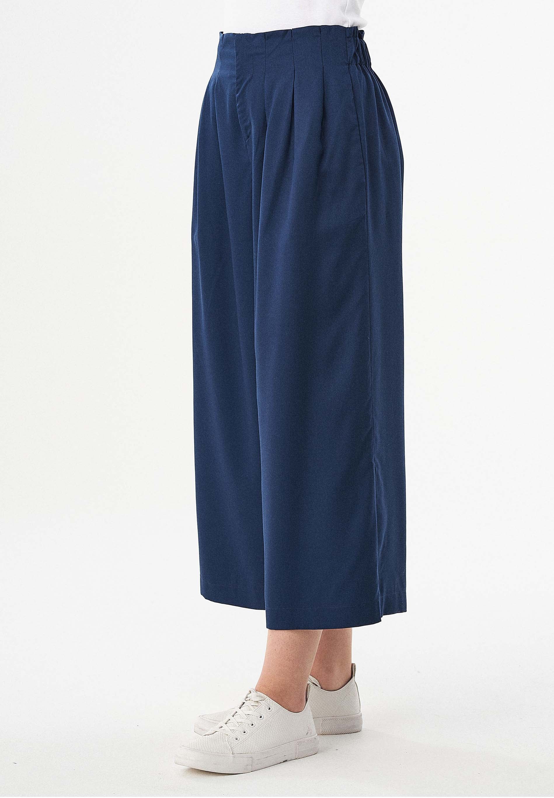 Paperbag-Culotte aus TENCEL™ Lyocell