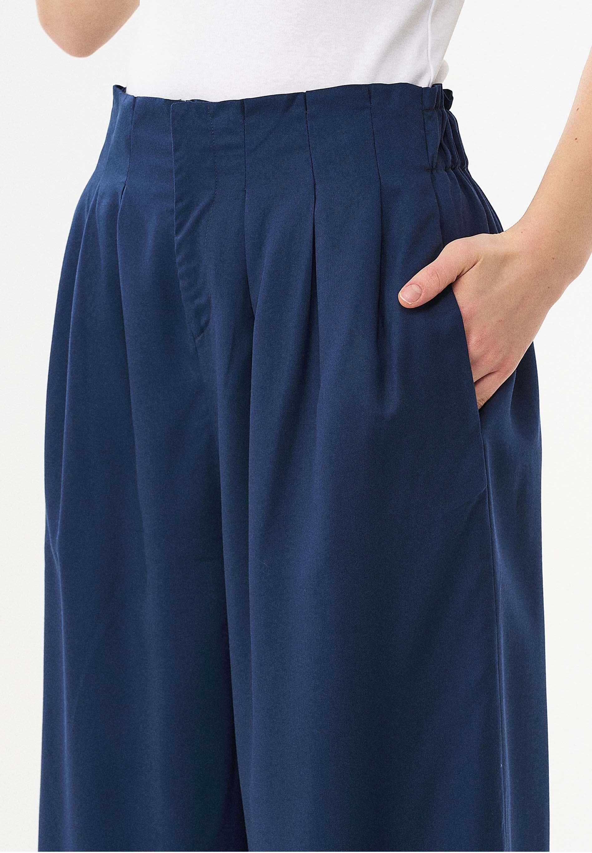 Paperbag-Culotte aus TENCEL™ Lyocell