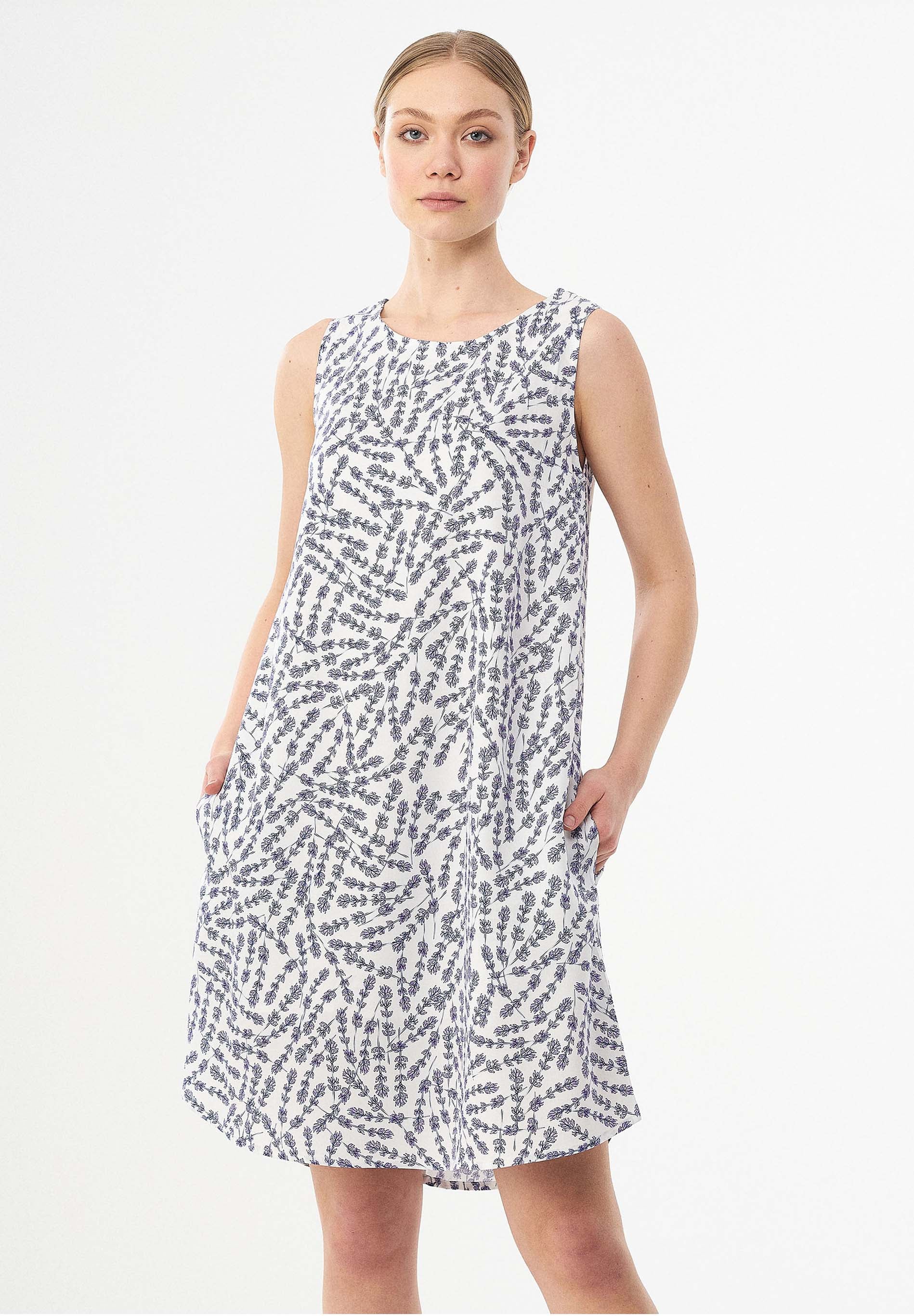 Kleid aus TENCEL™ Lyocell mit Blumenmuster