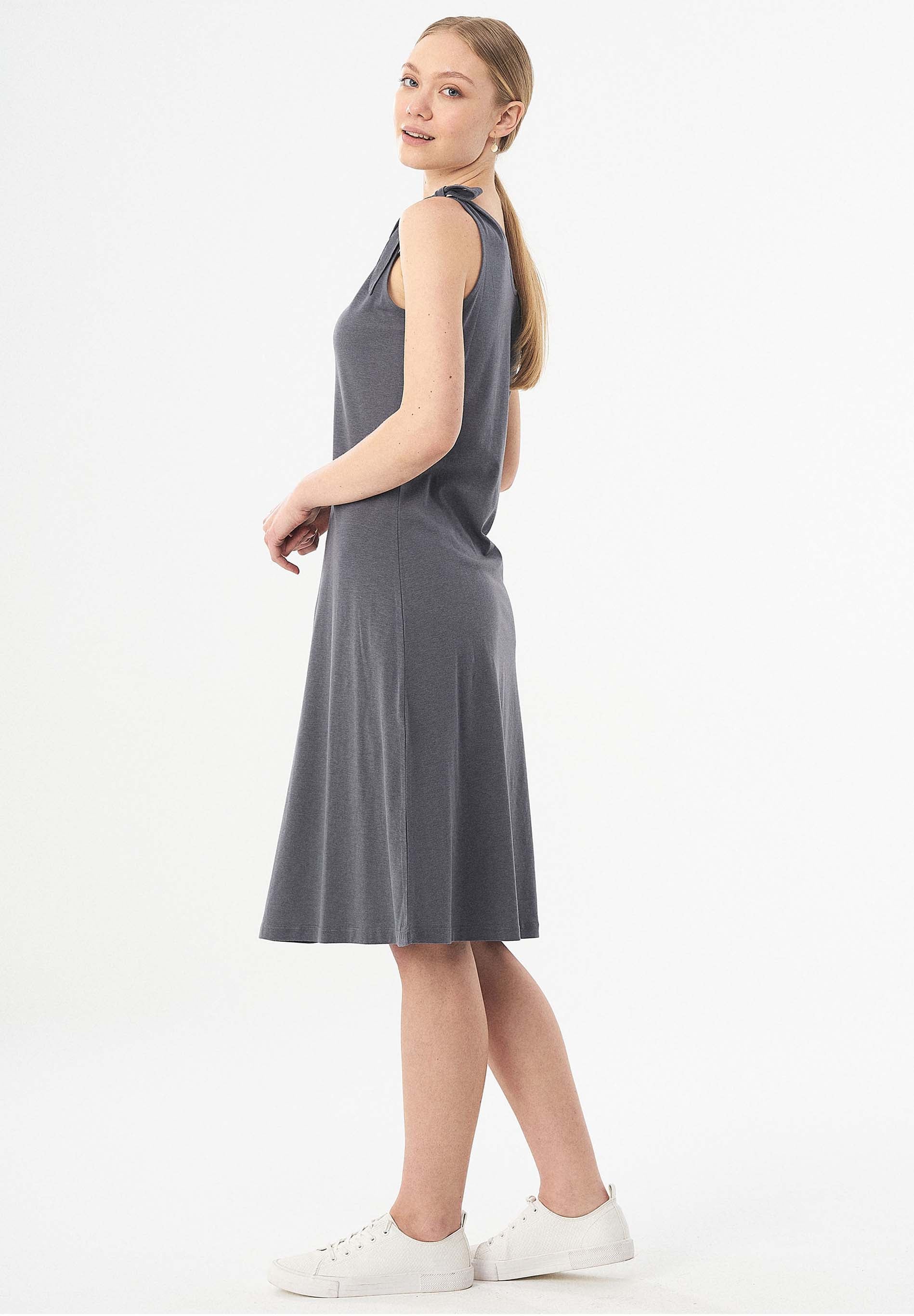 Jerseykleid aus TENCEL™ Lyocell und Bio-Baumwolle