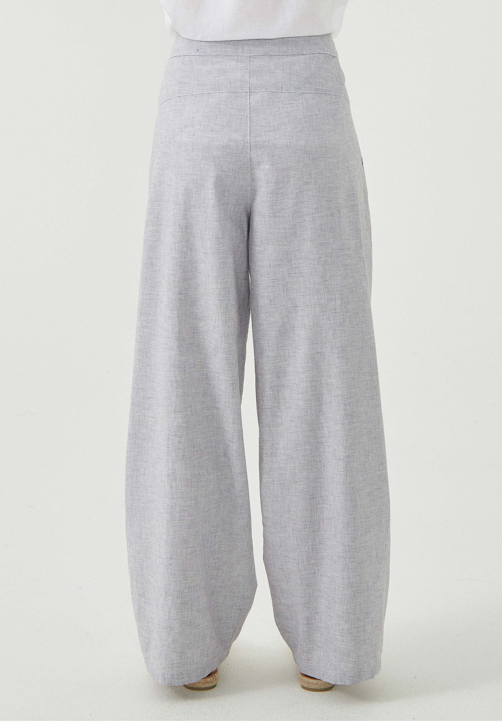 Palazzo Hose aus Leinengemisch