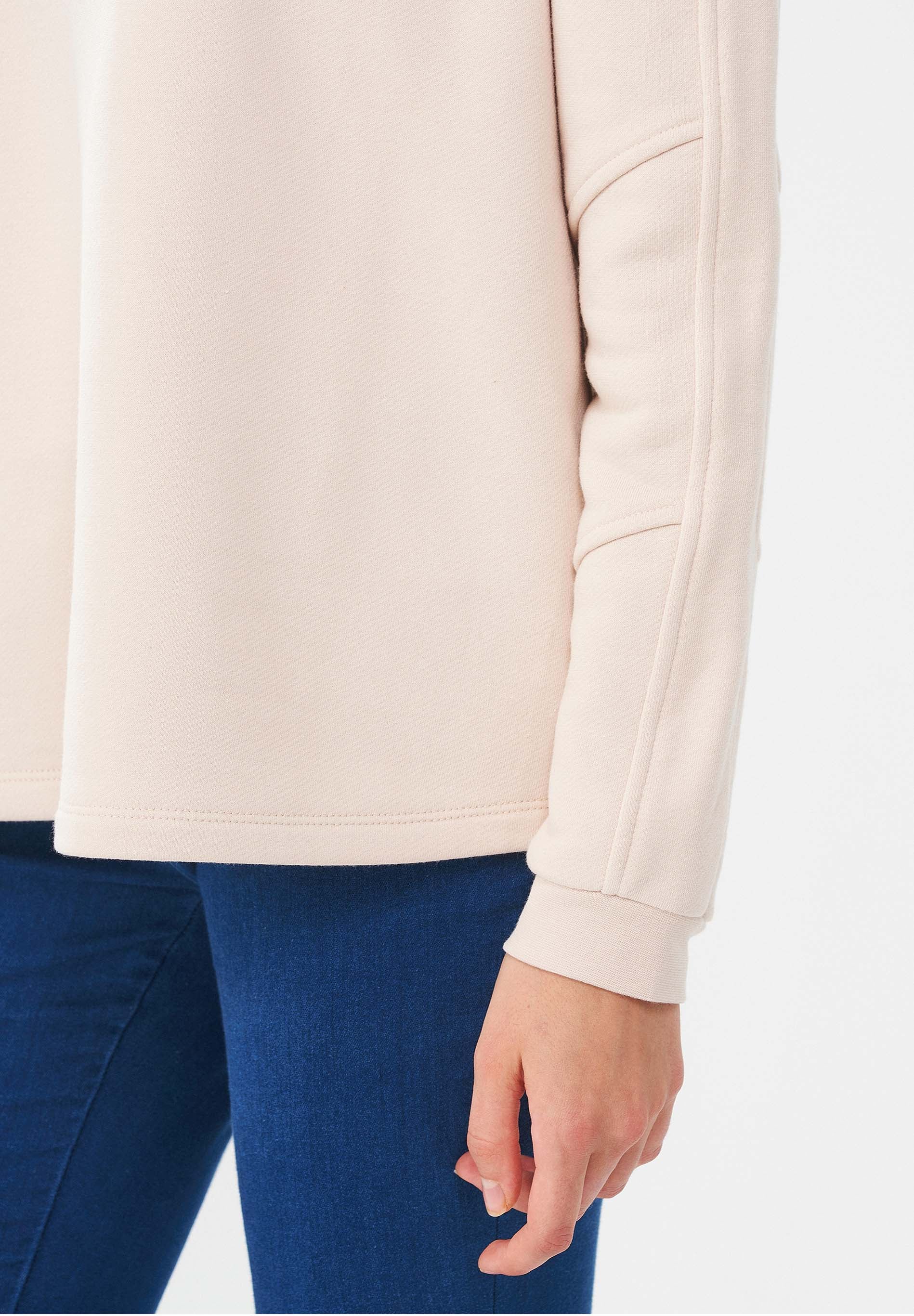 Sweatshirt aus Bio-Baumwolle & Modal mit recyceltem Polyester