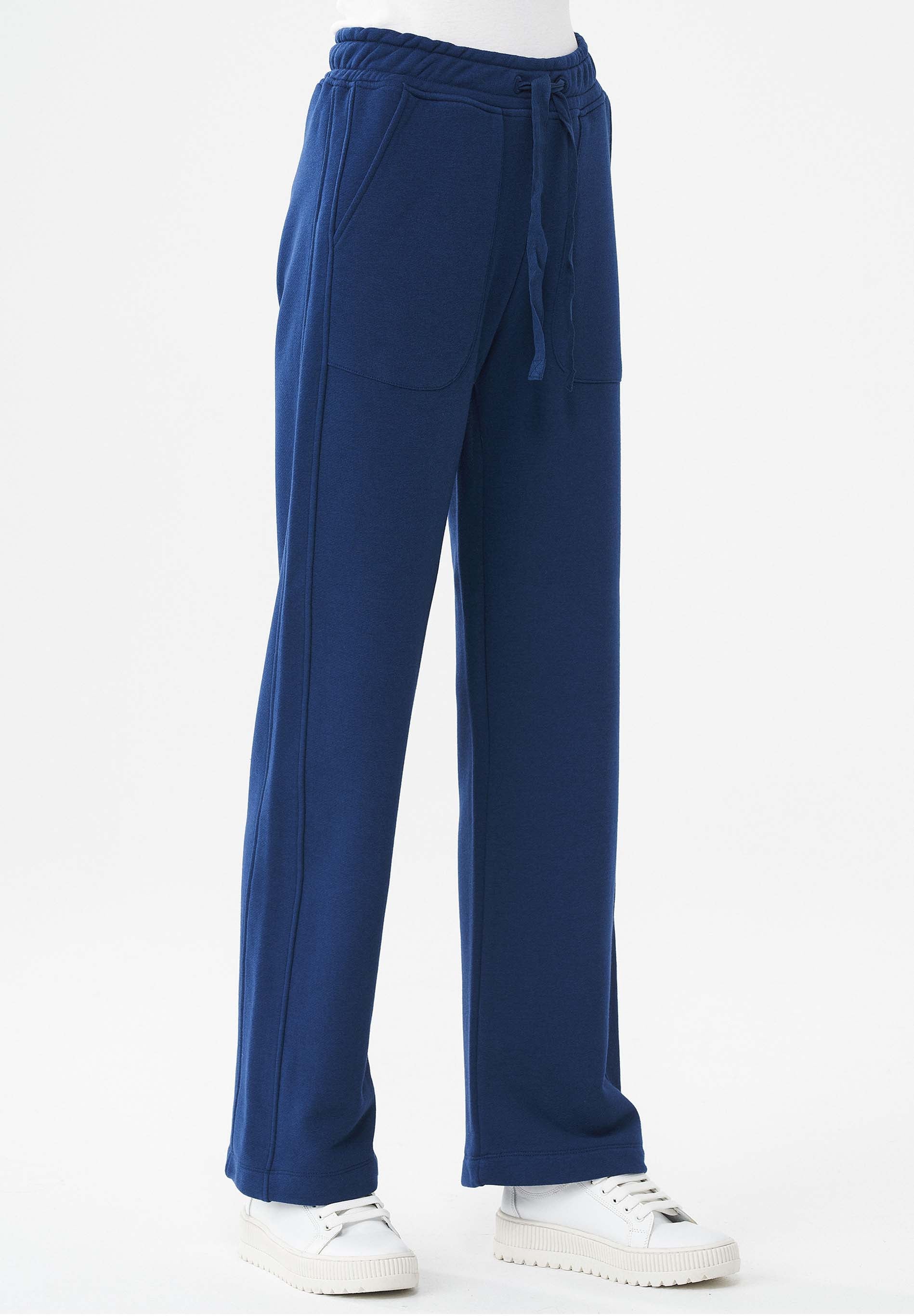 Sweathose aus Bio-Baumwolle & Modal mit recyceltem Polyester