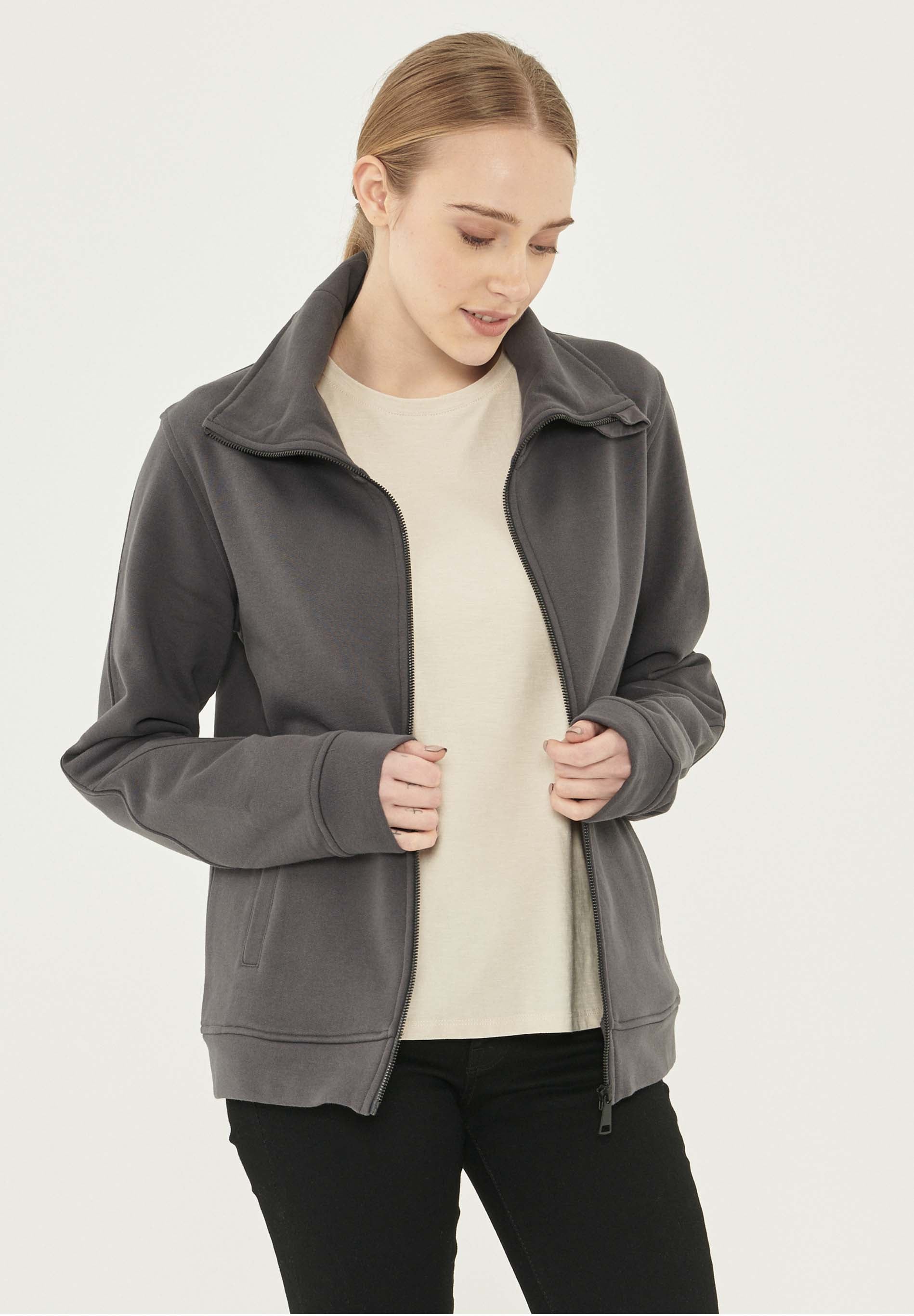 Sweatjacke aus Bio-Baumwolle