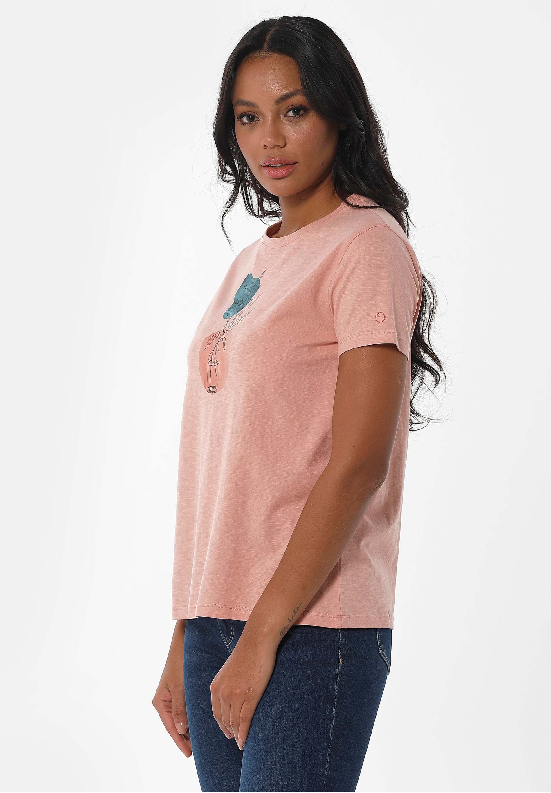 T-Shirt aus Bio-Baumwolle mit Print
