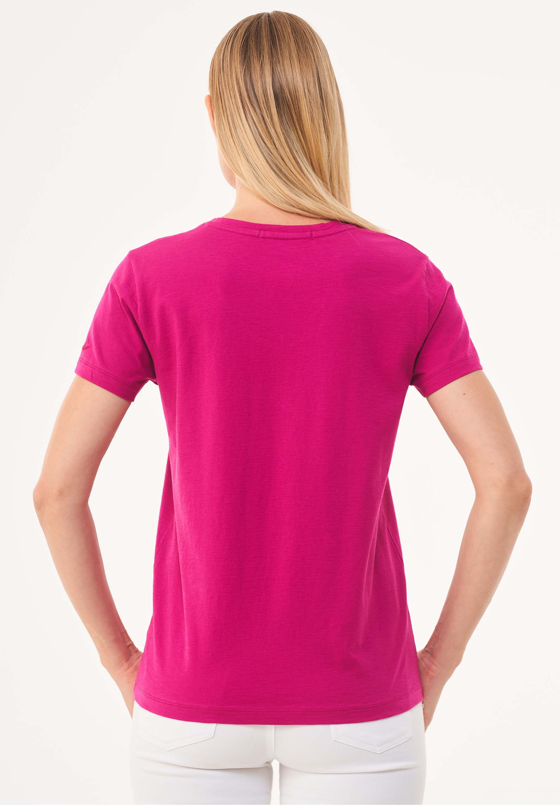 T-Shirt aus Bio-Baumwolle mit Stickerei