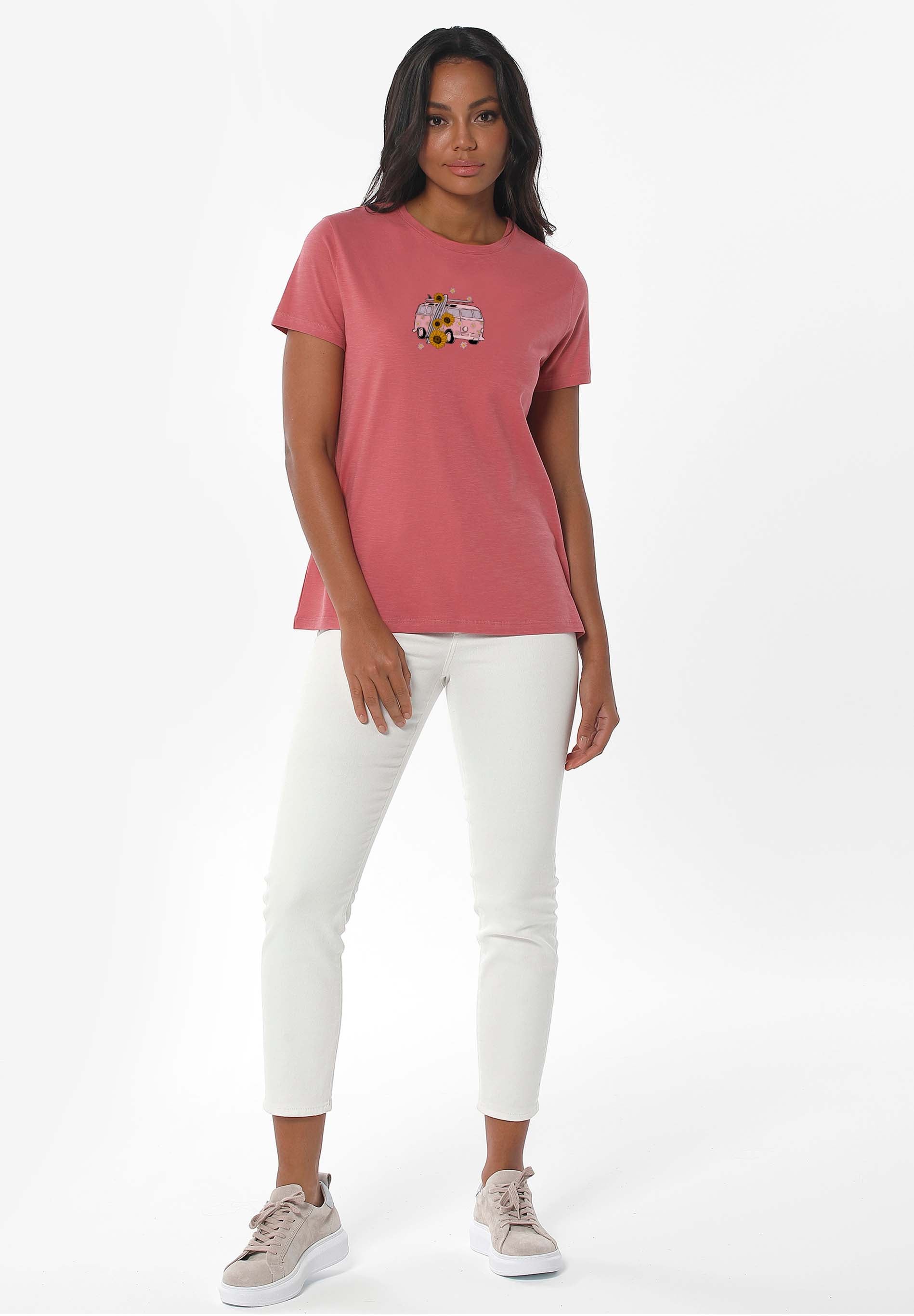 T-Shirt aus Bio-Baumwolle mit Print