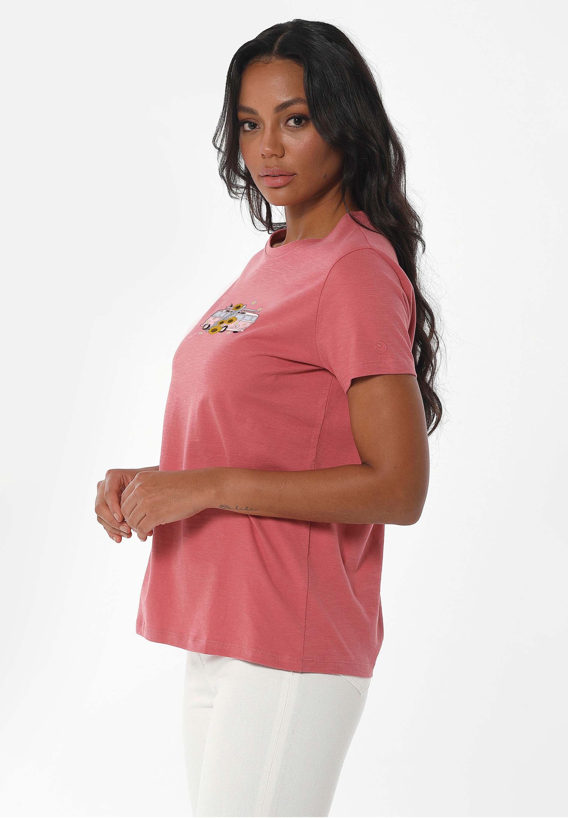 T-Shirt aus Bio-Baumwolle mit Print