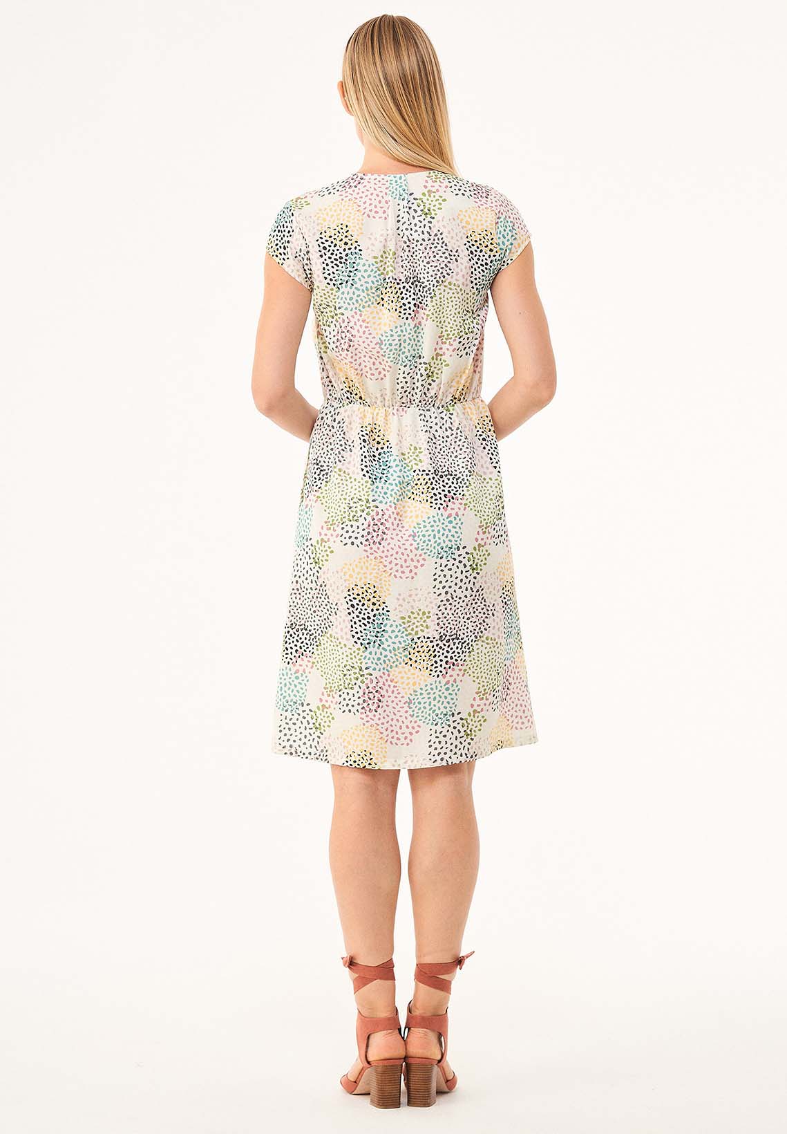Kleid aus TENCEL™ Lyocell mit Allover-Print