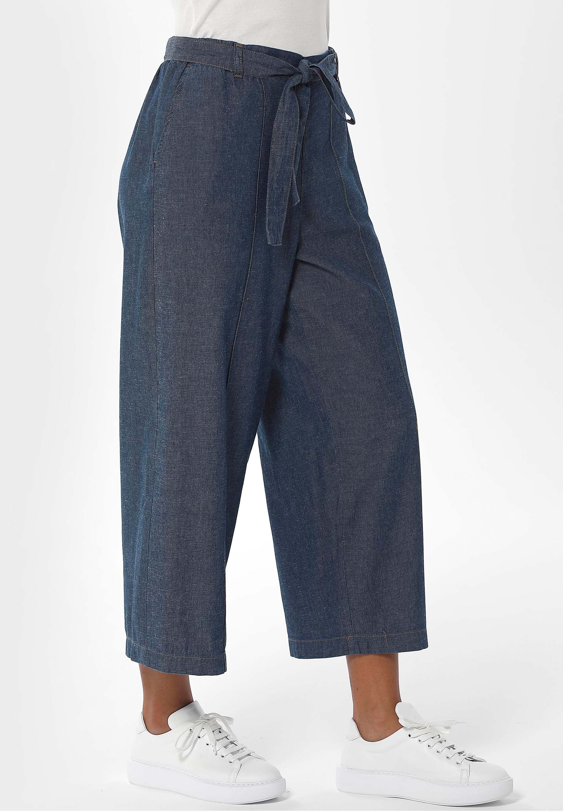 7/8-Jeans aus Bio-Baumwolle und TENCEL™ Lyocell mit Hanf