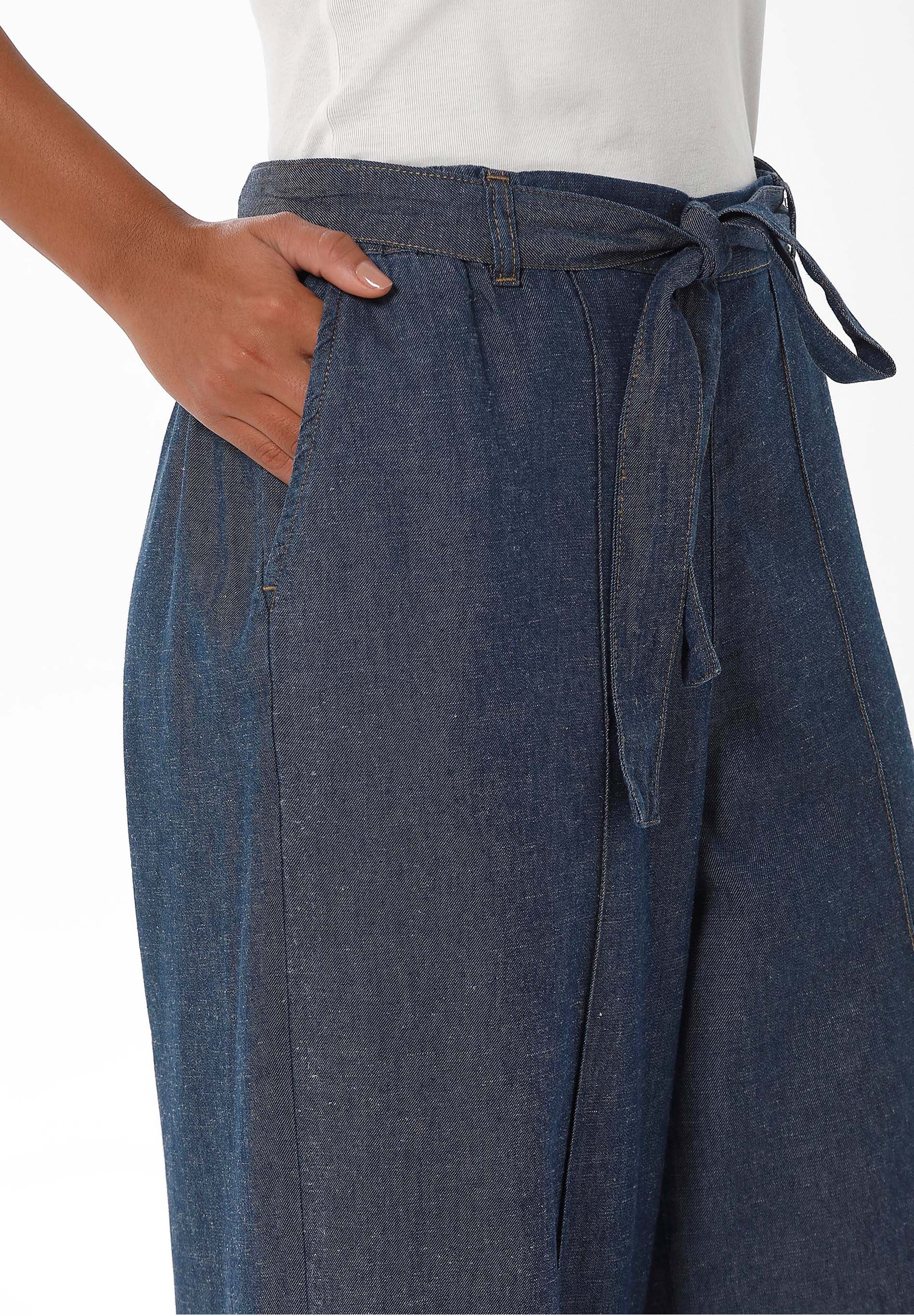 7/8-Jeans aus Bio-Baumwolle und TENCEL™ Lyocell mit Hanf