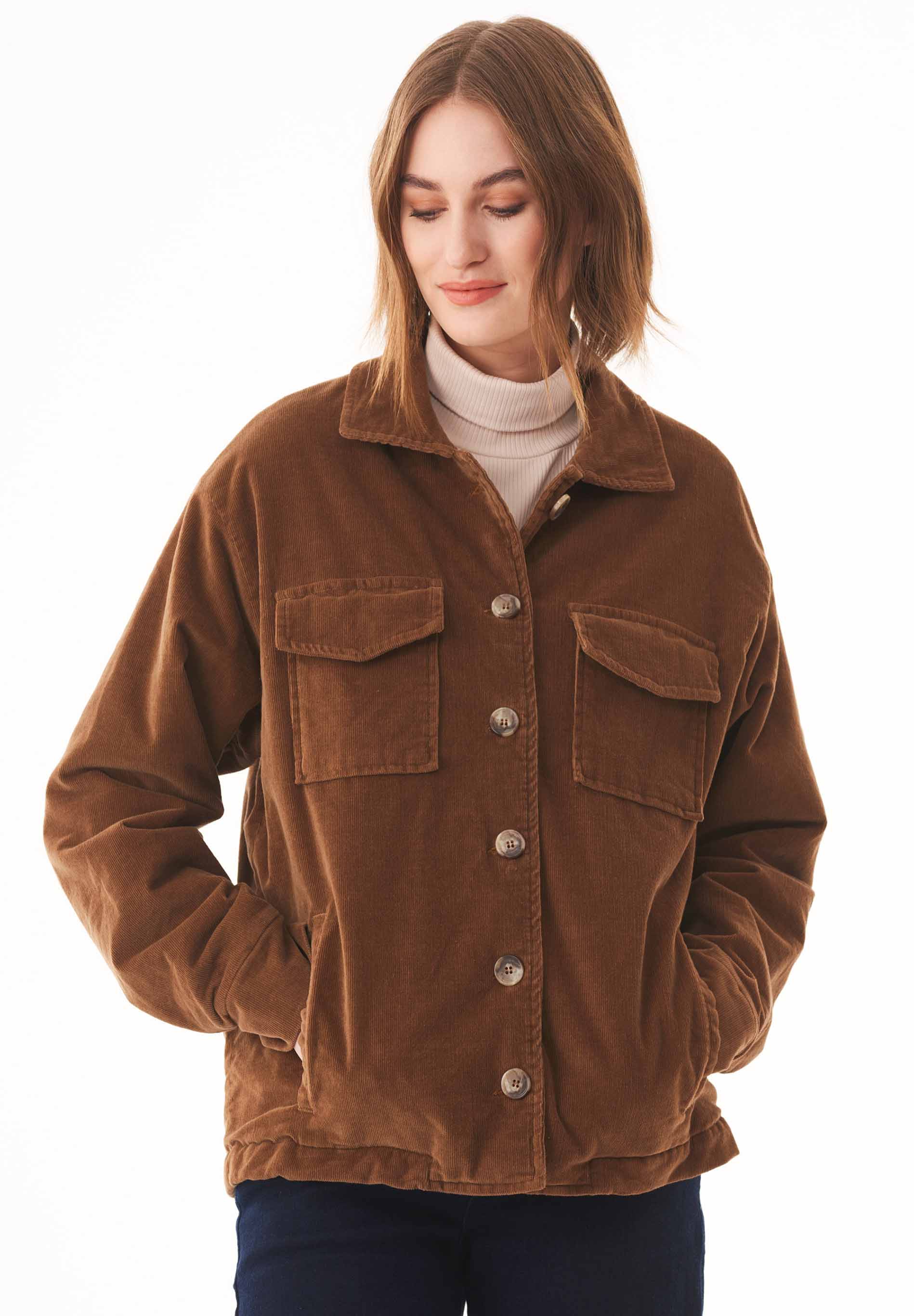 Cordjacke aus Bio-Baumwolle