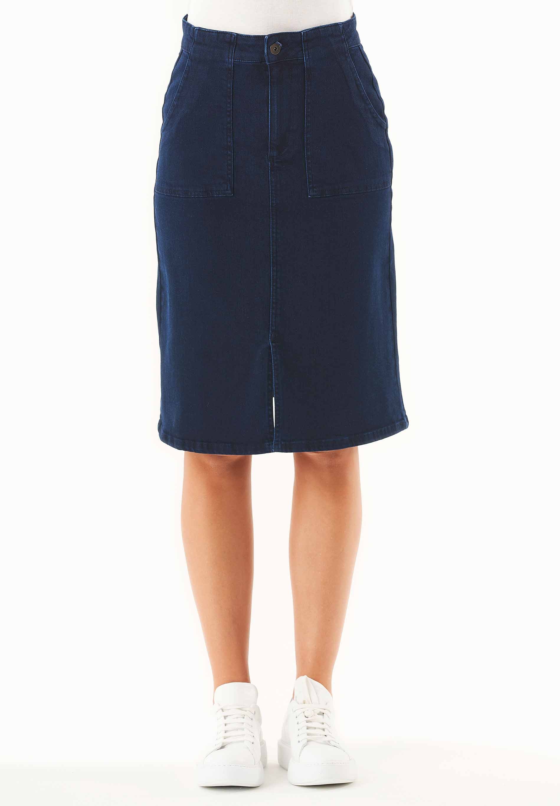 Jeansrock aus Bio-Baumwolle – Ansicht 2