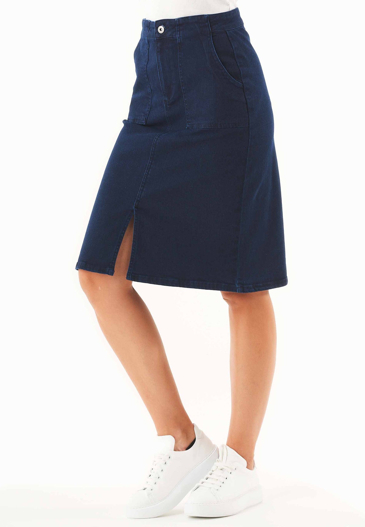 Jeansrock aus Bio-Baumwolle – Ansicht 3