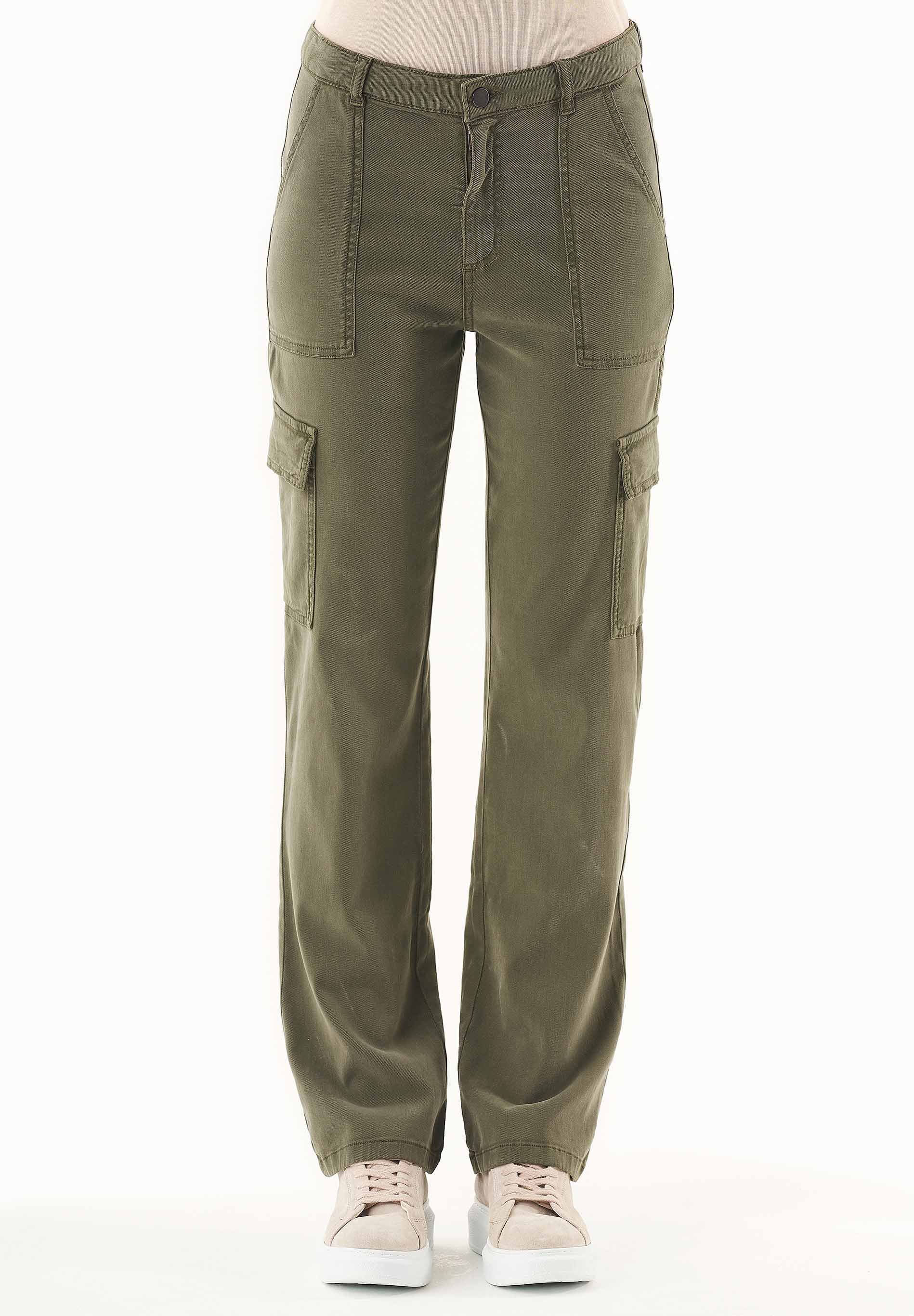 Cargohose aus TENCEL™ Lyocell und Bio-Baumwolle