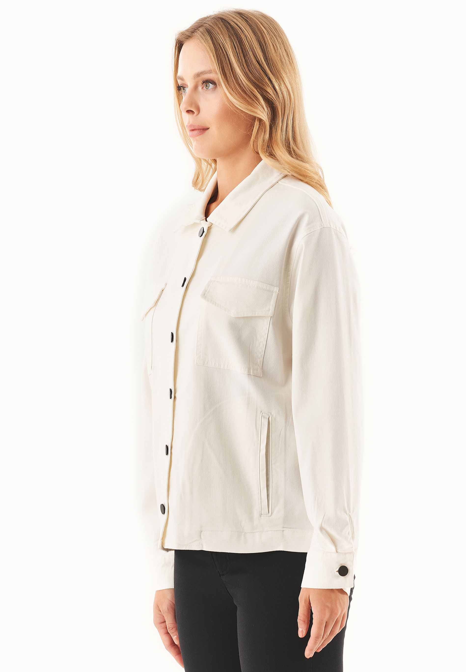 Hemdjacke aus TENCEL™ Lyocell und Bio-Baumwolle