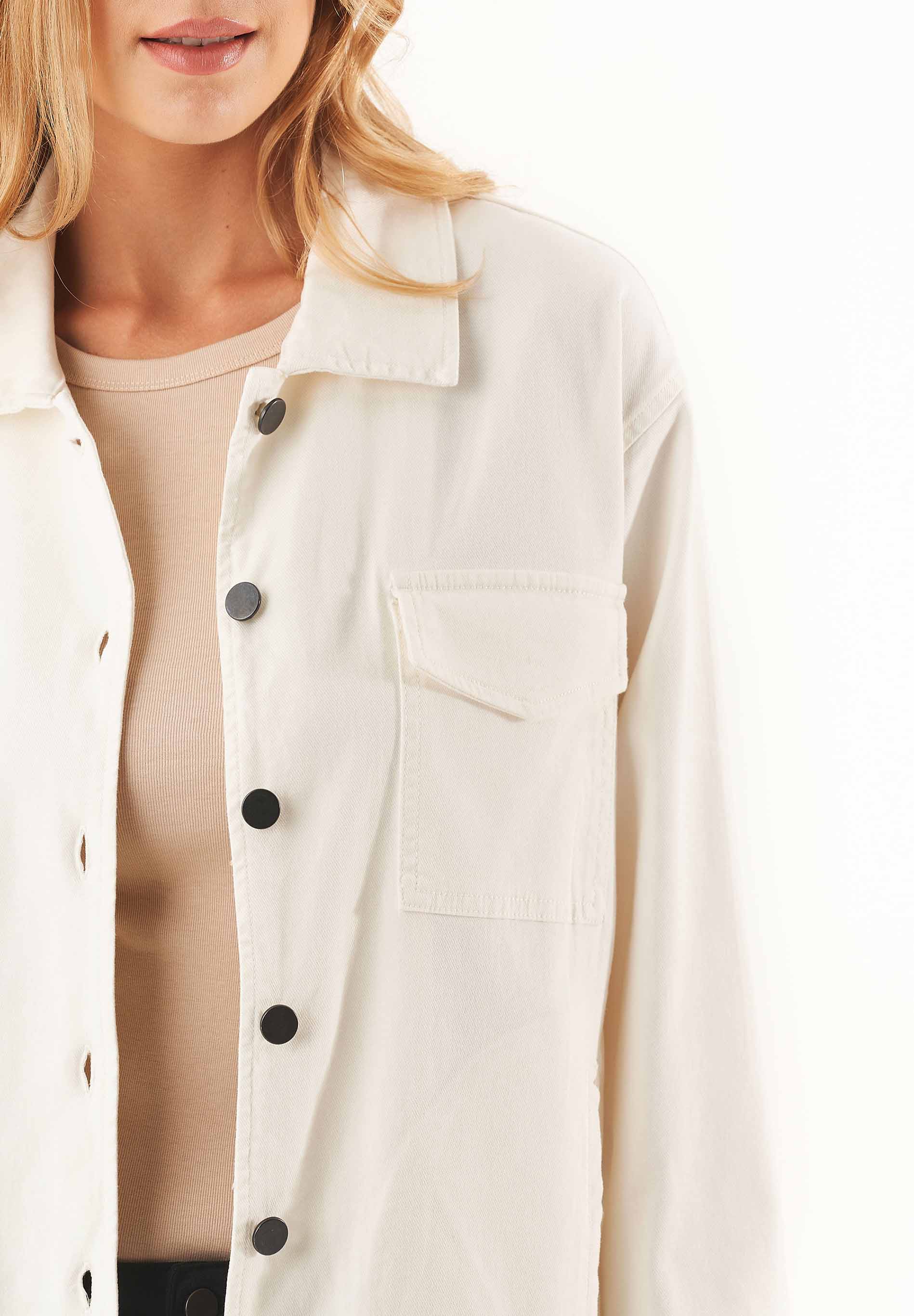 Hemdjacke aus TENCEL™ Lyocell und Bio-Baumwolle