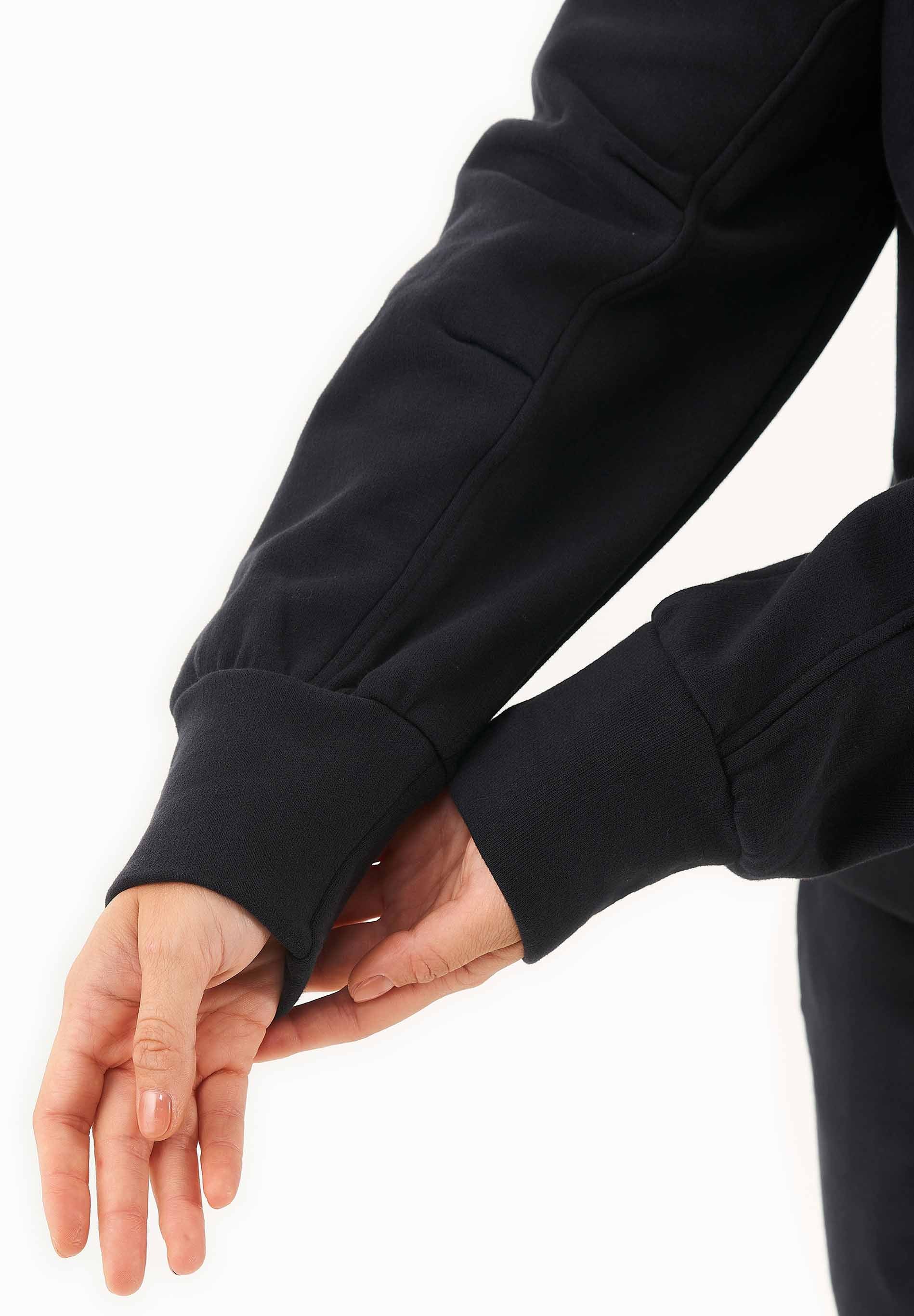 Sweatshirt aus Bio-Baumwolle mit Rollkragen