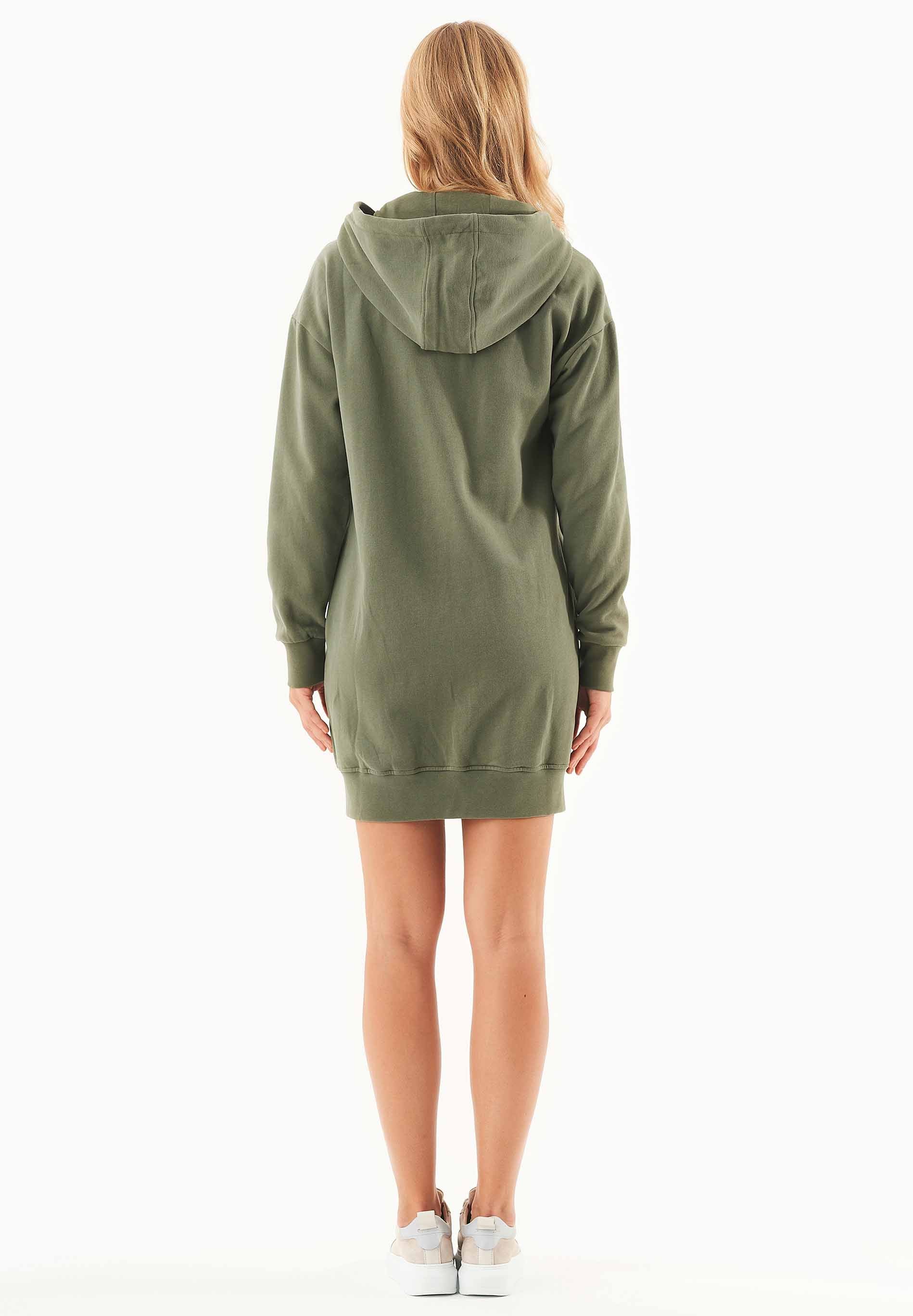 Soft Touch Lange Sweatjacke aus Bio-Baumwolle
